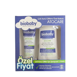 ست شامپو و کرم کودک بایوبیبی Biobaby مناسب پوست خشک