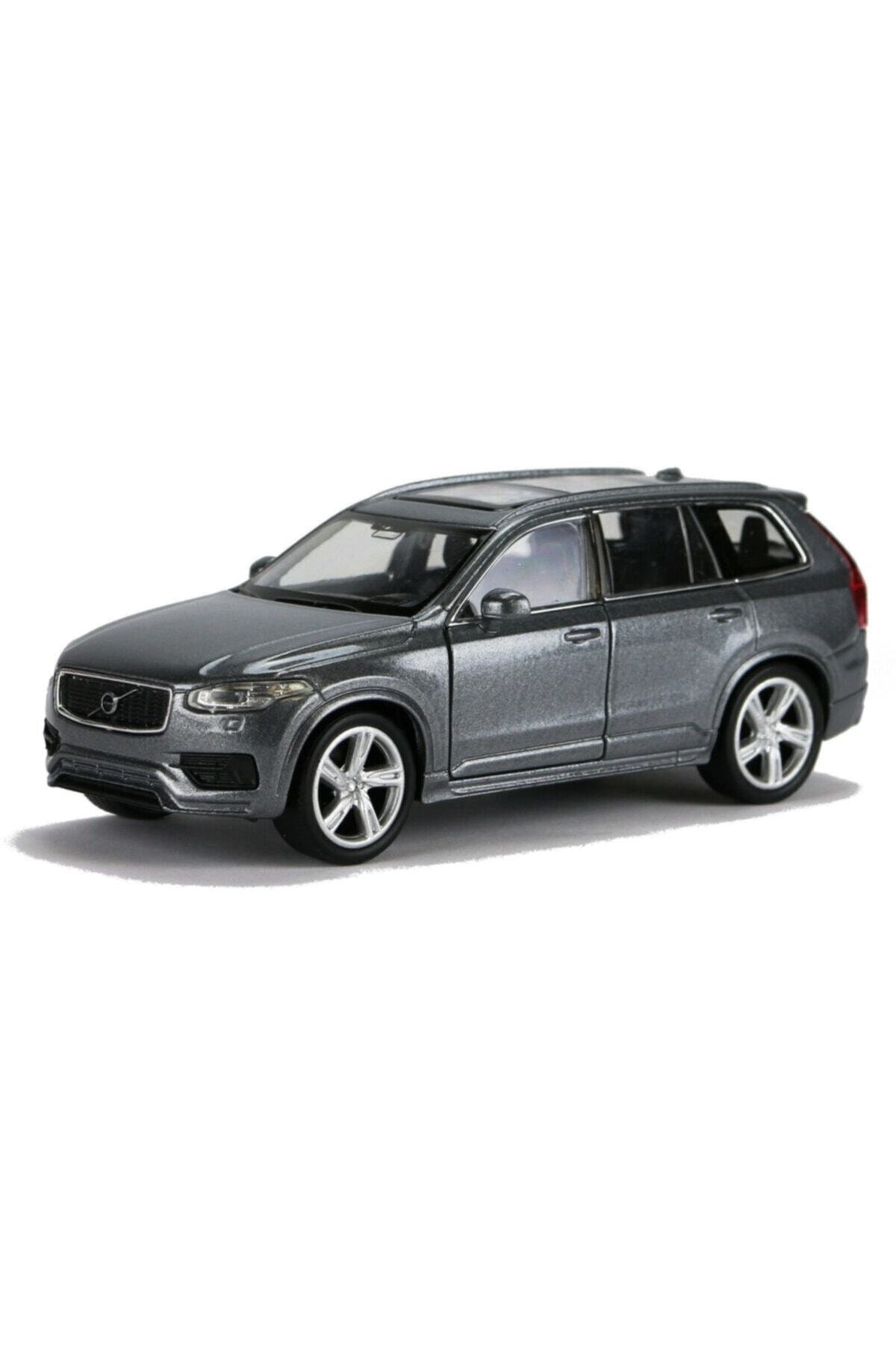 ماشین اسباب بازی WELLY VOLVO XC90 1 36 SCALE PULL DROP مدل فلزی دودی Welly Metal