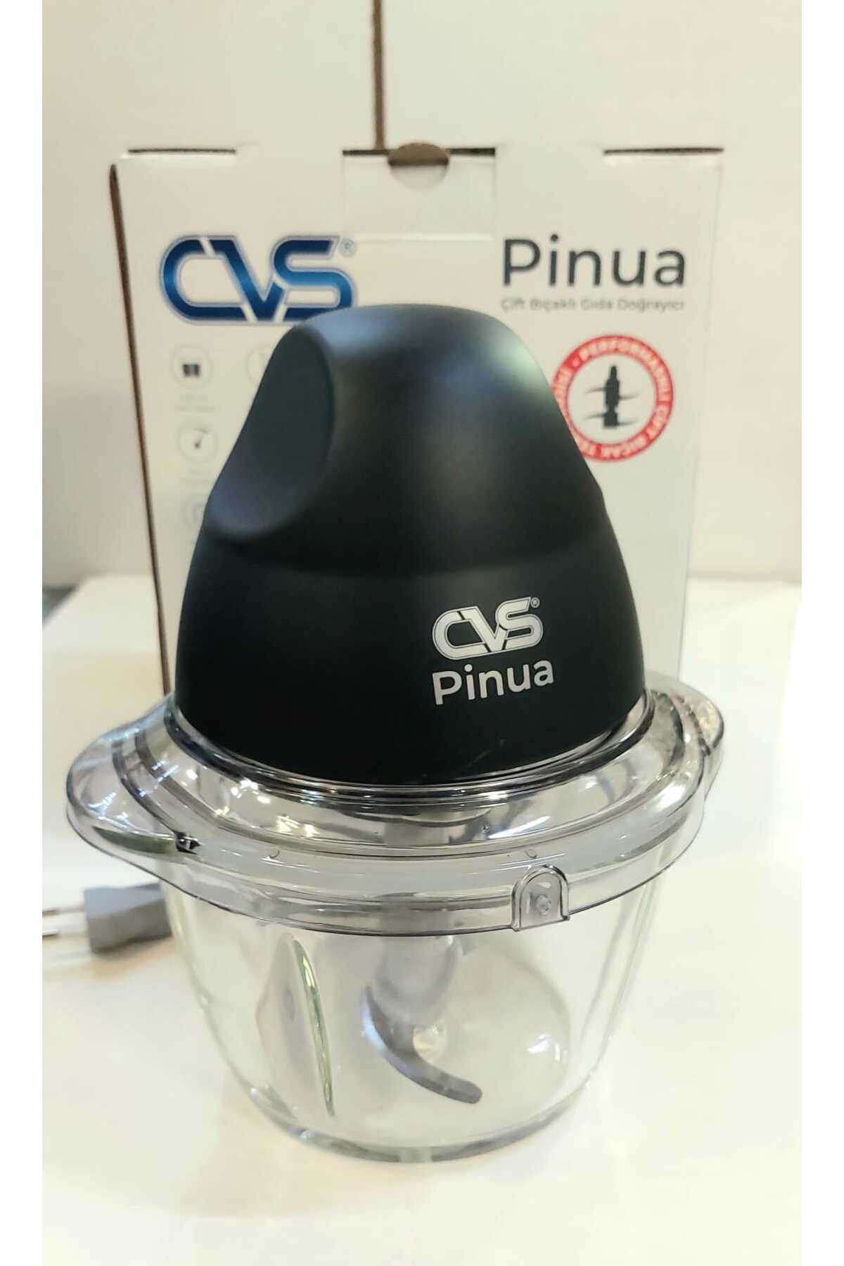 خردکن و غذا ساز DN 3361 PINUA 4 تیغه سیاه سفید رنگ شیشه RONDO اورجینال CVS