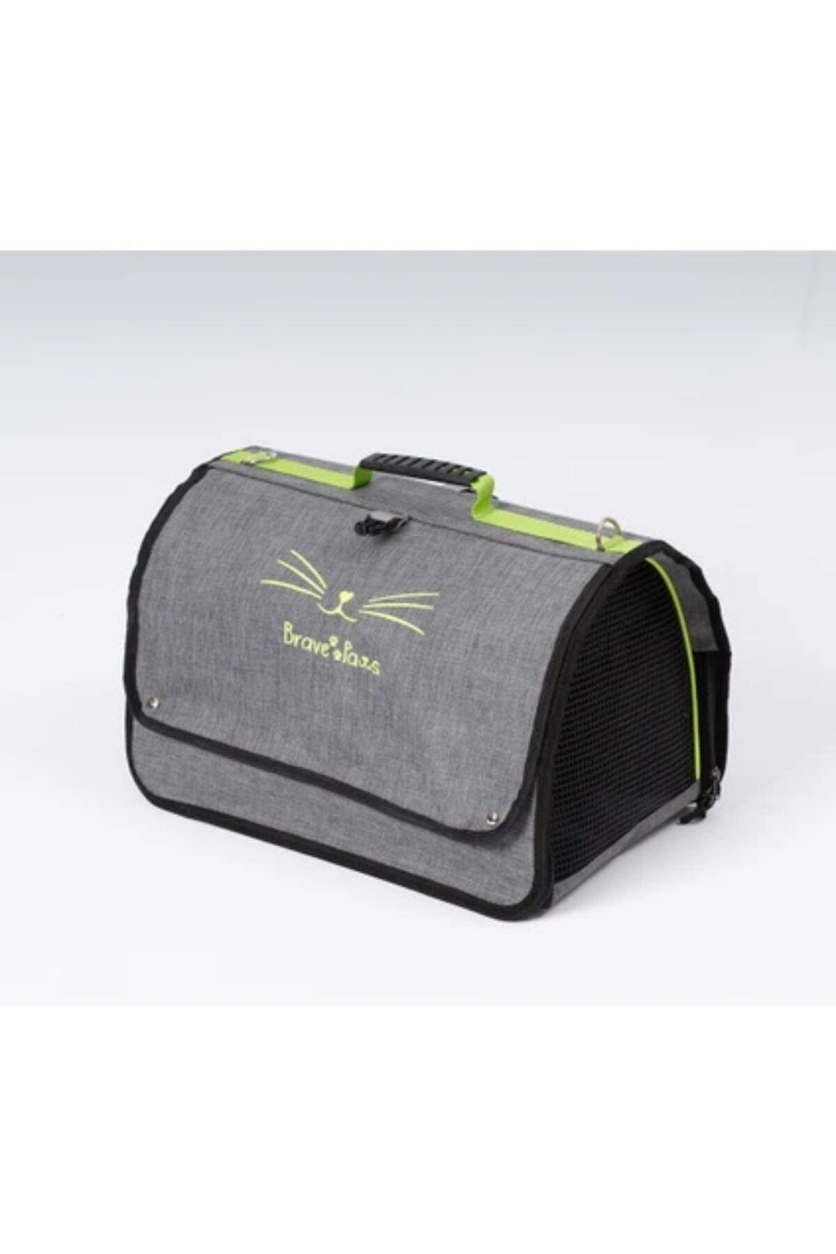 کیف حمل هوایی گربه و سگ مدل SP Flybag، بریو پاوز BRAVE PAWS خاکستری