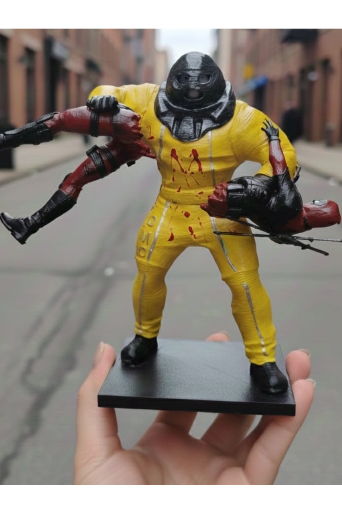 فیگور سه بعدی MARVEL JUGGERNAUT AND DEADPOOL FIGURE 15CM FANART از ترکیه eselya