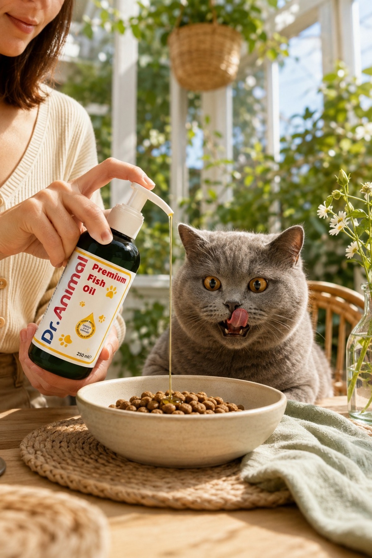 روغن ماهی برای گربه و سگ دکتر انیمال Dr. Animal، ۲۵۰ میلی‌لیتر