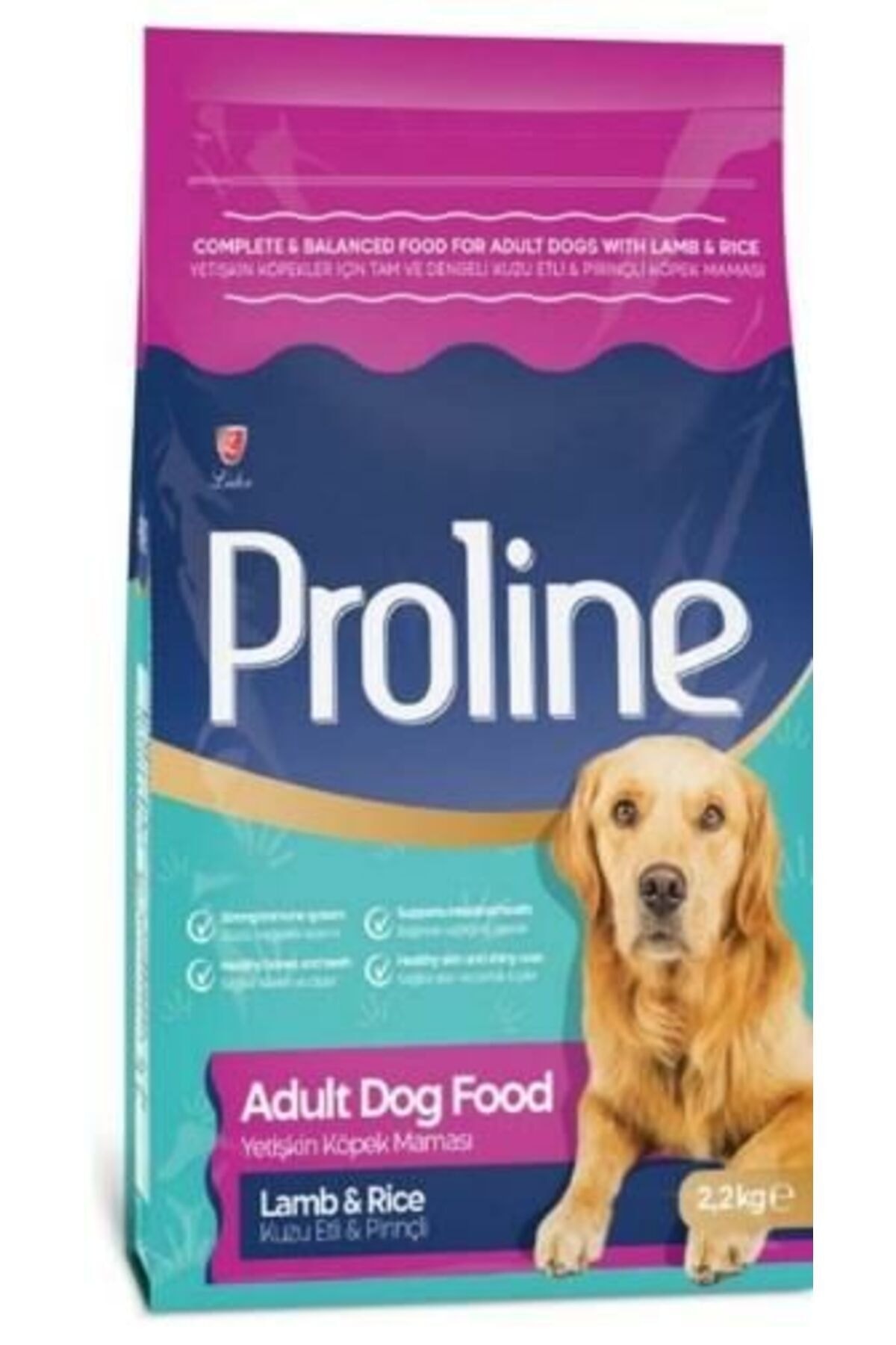 غذای خشک سگ بالغ پرولاین Proline با طعم گوشت بره، ۲٫۲ کیلوگرم 2,2 Kg