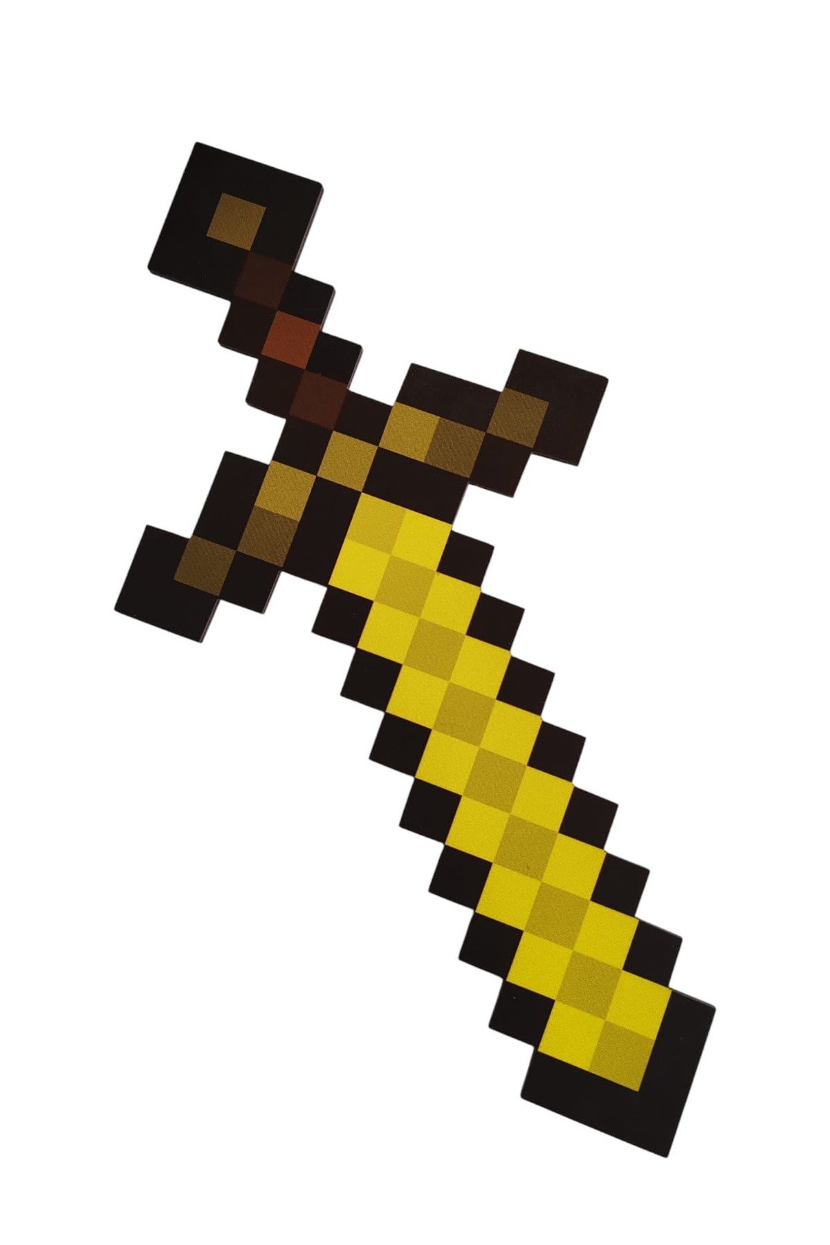 فیگور مجموعه اسباب بازی شمشیر طلایی تبر کلنگ MINECRAFT از ام دی اف چوبی 3 عددی ترکیه Deposundan Al