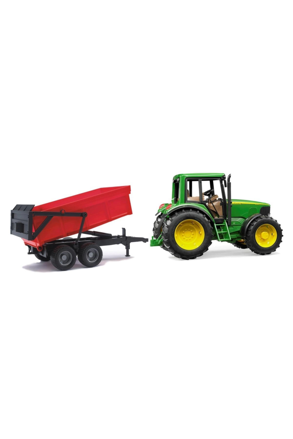 مدل خودرو JOHN DEERE 6920 TRACTOR AND RED TRAILER اورجینال NW NessiWorld