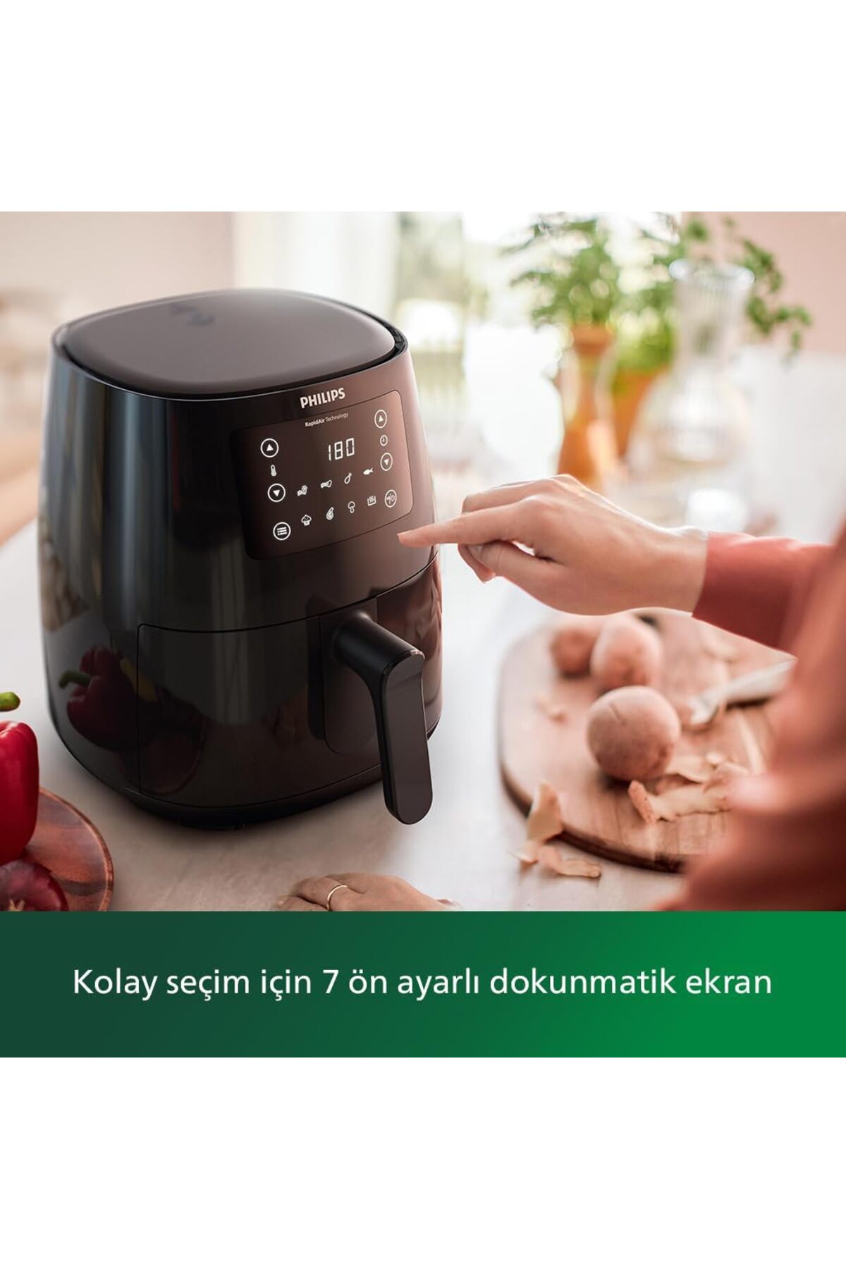 سرخ کن AIRFRYER نسل جدید هوا محفظه بزرگ بدون روغن اورجینال Philips
