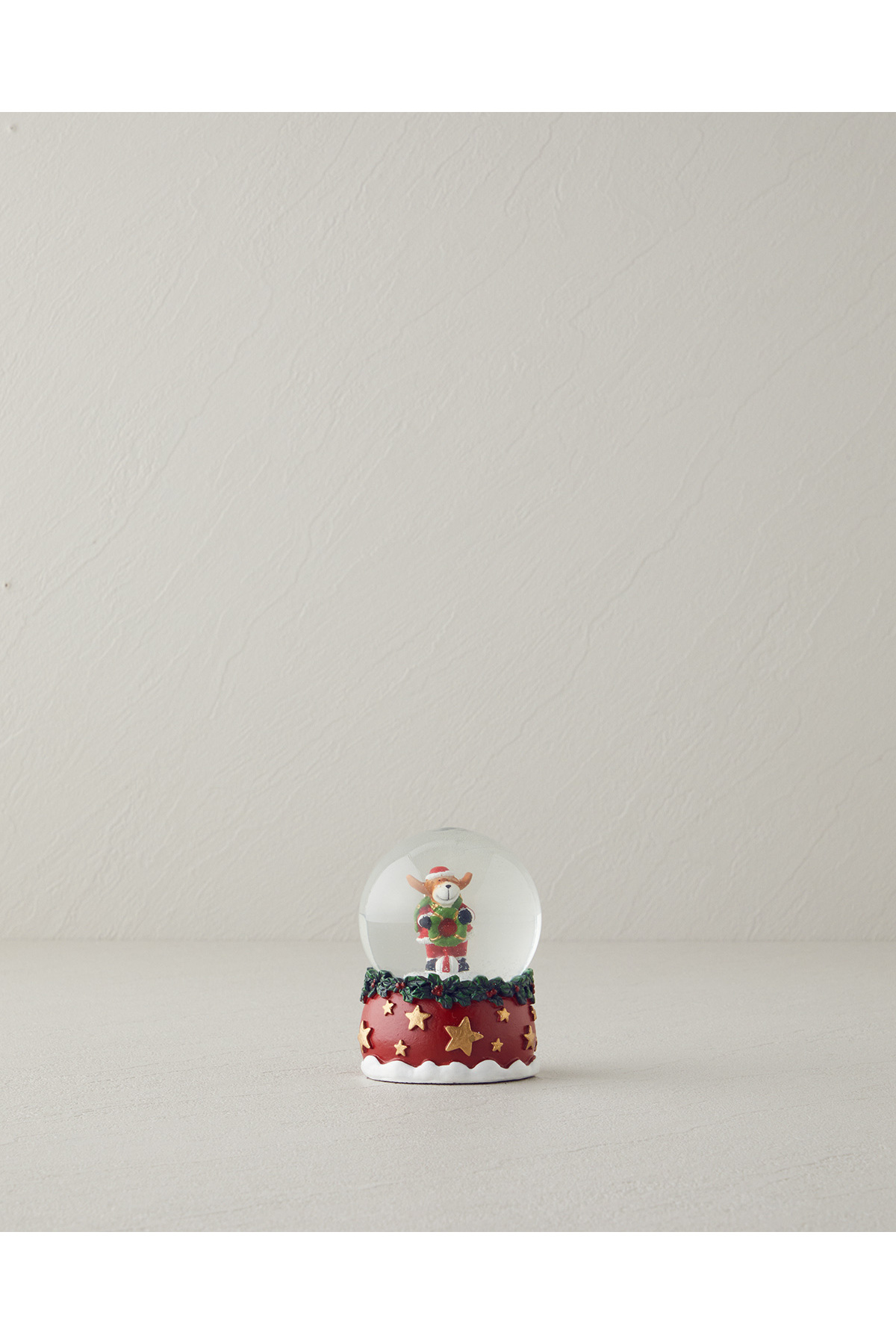 گوی برفی TANSY SNOW GLOBE 6X6X9 CM قرمز از ترکیه English Home