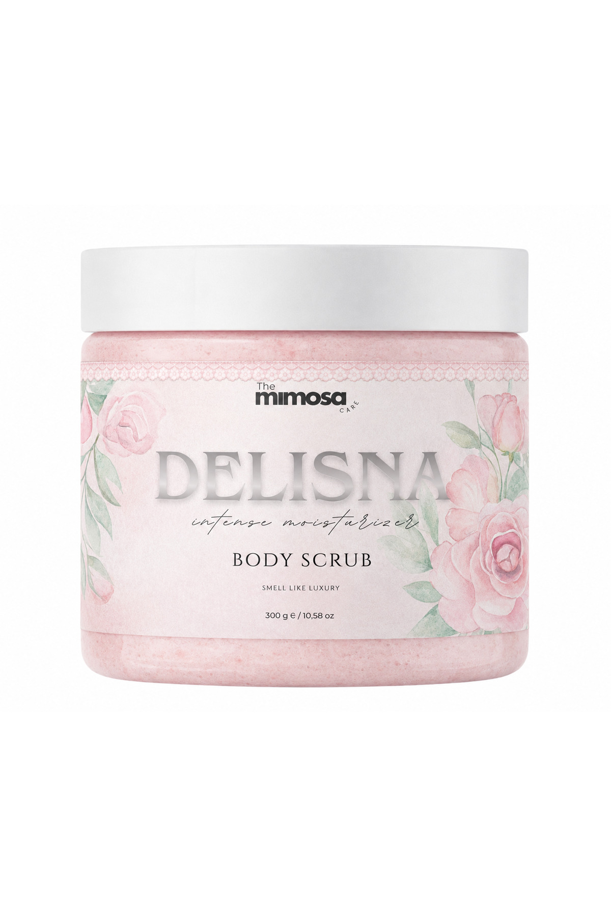 اسکراب بدن معطر دلینا از تِ مِیموزا کار