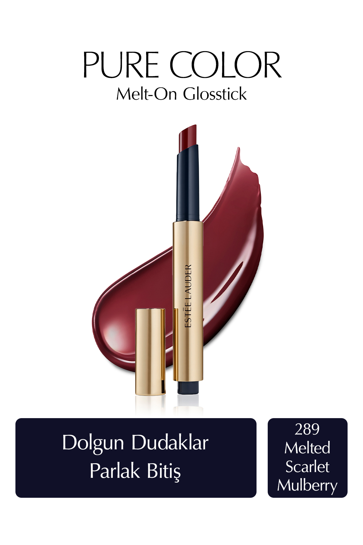 رژ لب ذوب رنگ خالص ON TRINKER مؤثر GLOSTICK DOLGIZER رنگ: 289 روسری شده Estee Lauder