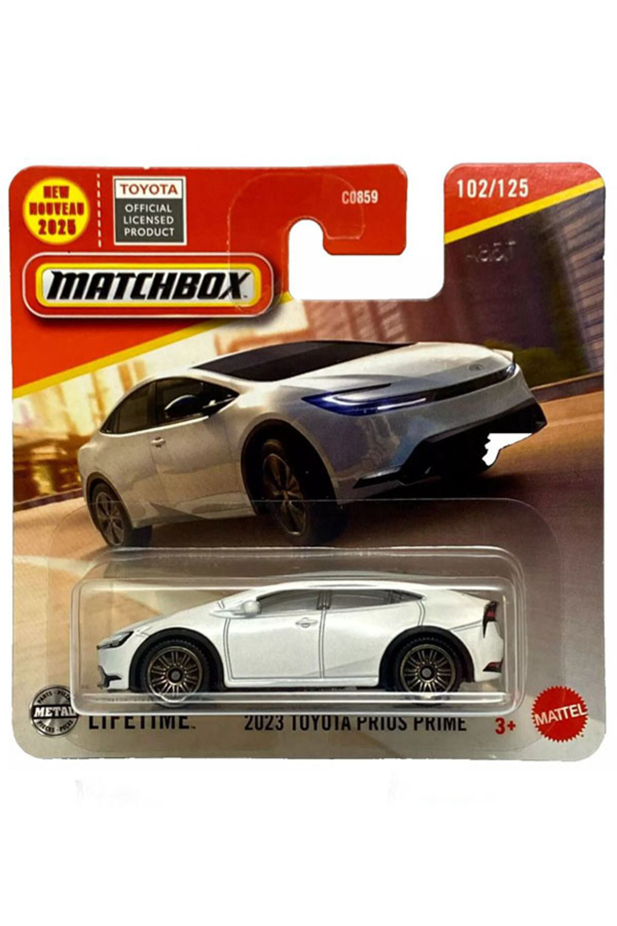 ماشین اسباب بازی MATCHBOX 2023 TOYOTA PRIUS PRIME 1 64 هات ویلز اورجینال HOT WHEELS