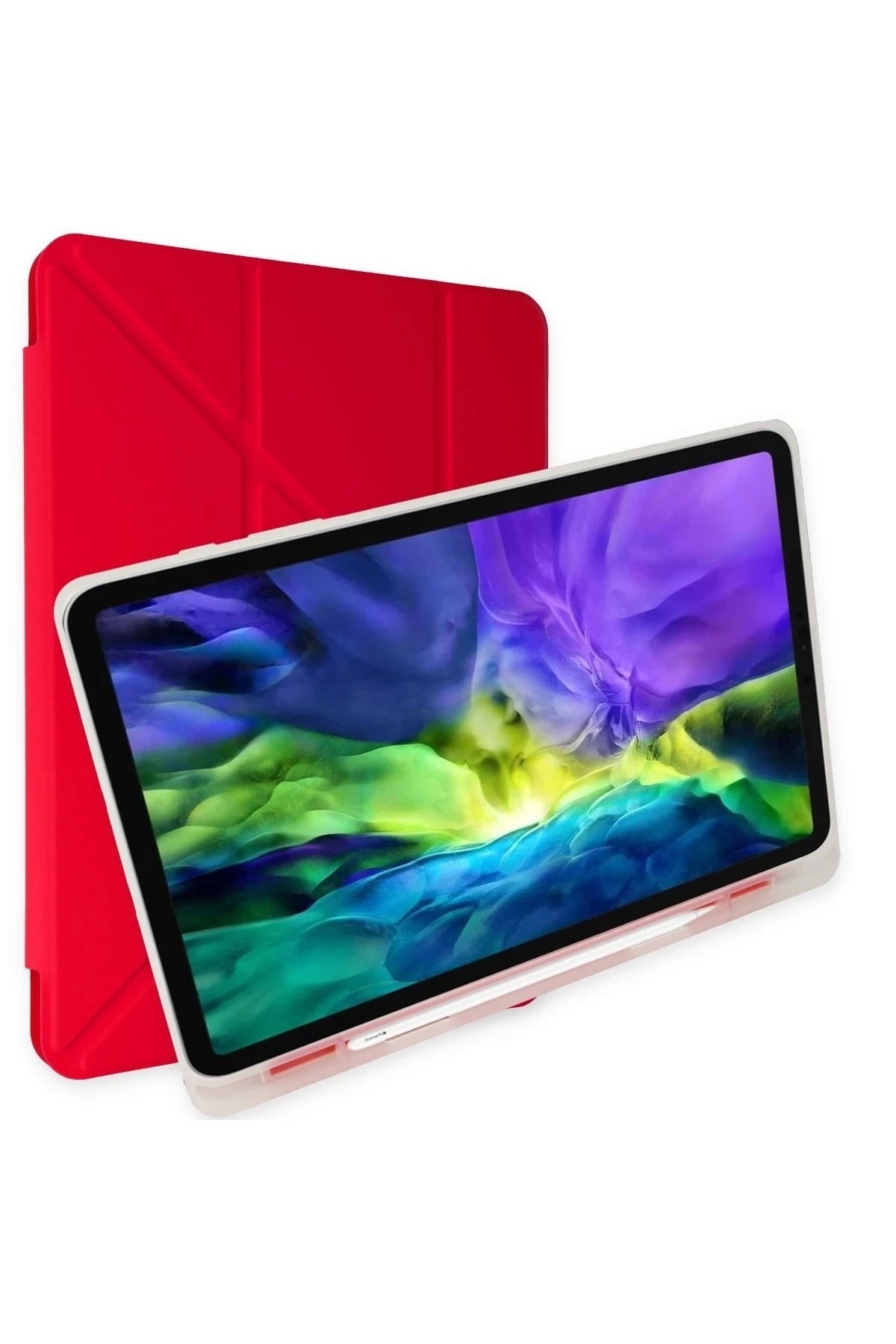 کاور و قاب IPAD 9.7 CASE MARS TABLET WITH PEN HOLDER RED NAJMADDIN3093 Genel Markalar