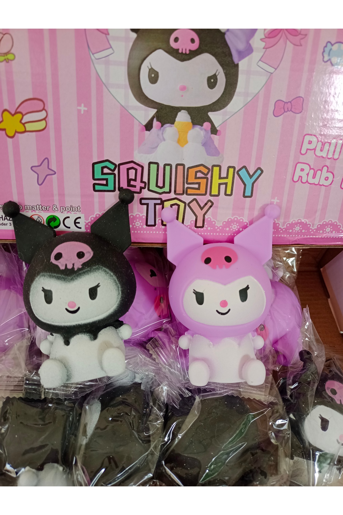 اسباب بازی های فیگور دیگر KUROMI SQUISHY ژل بسیار نرم داخل 1 قطعه به صورت تصادفی ارسال شد کاهش استرس purple dragon