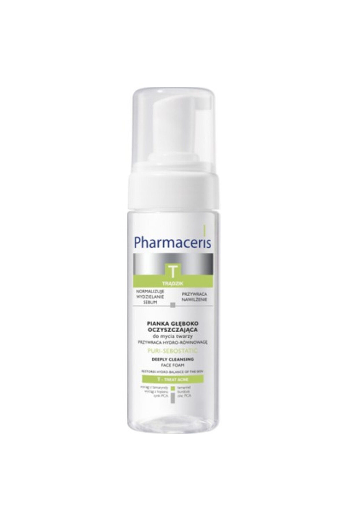 پاک کننده صورت فوم عمیق تی پوری سبوستاتیک 150 میل Pharmaceris