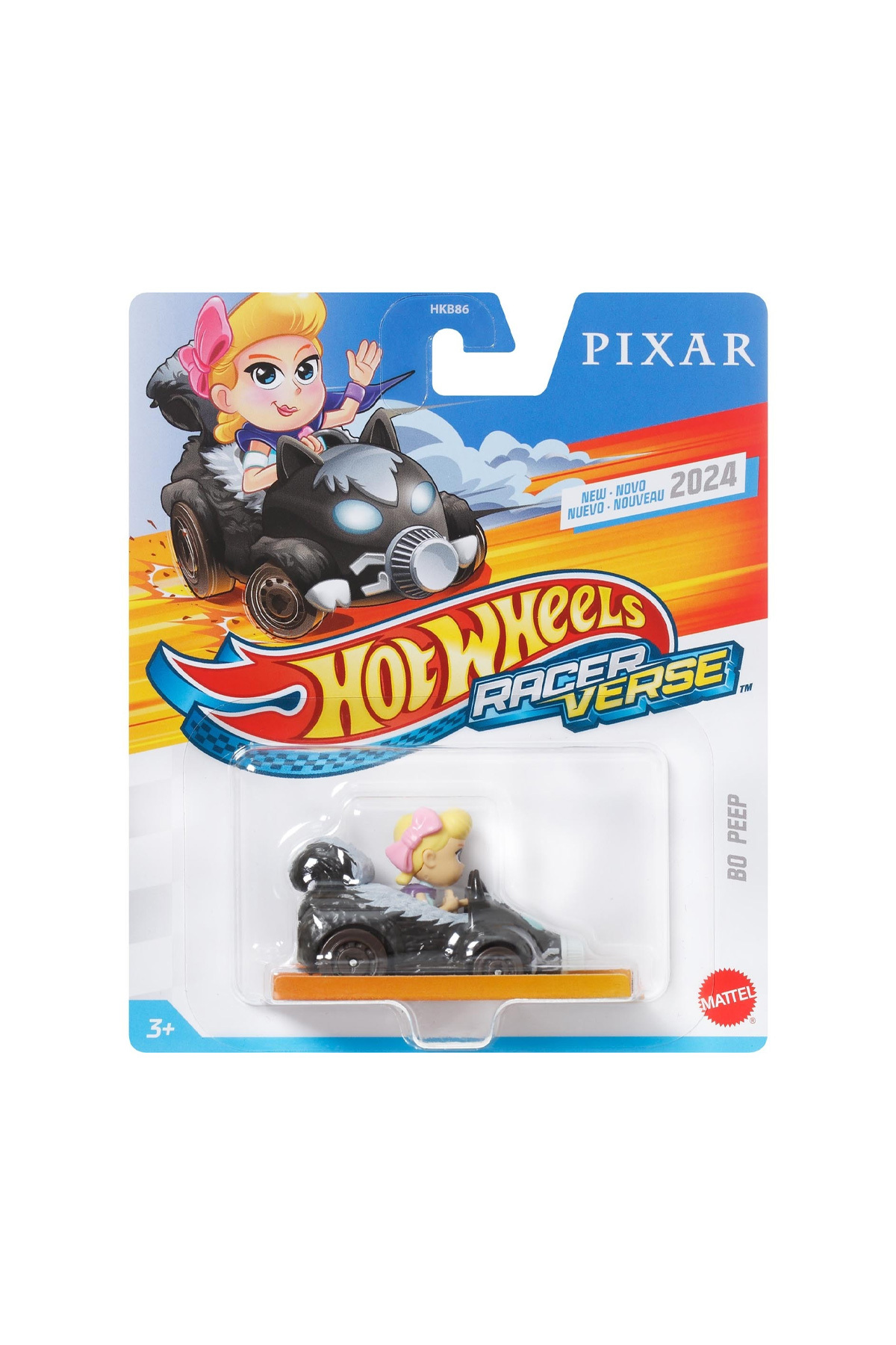 ماشین اسباب بازی RACERVERSE SINGLE CARS BO PEEP HKC04 AGES 3+ HOT WHEELS