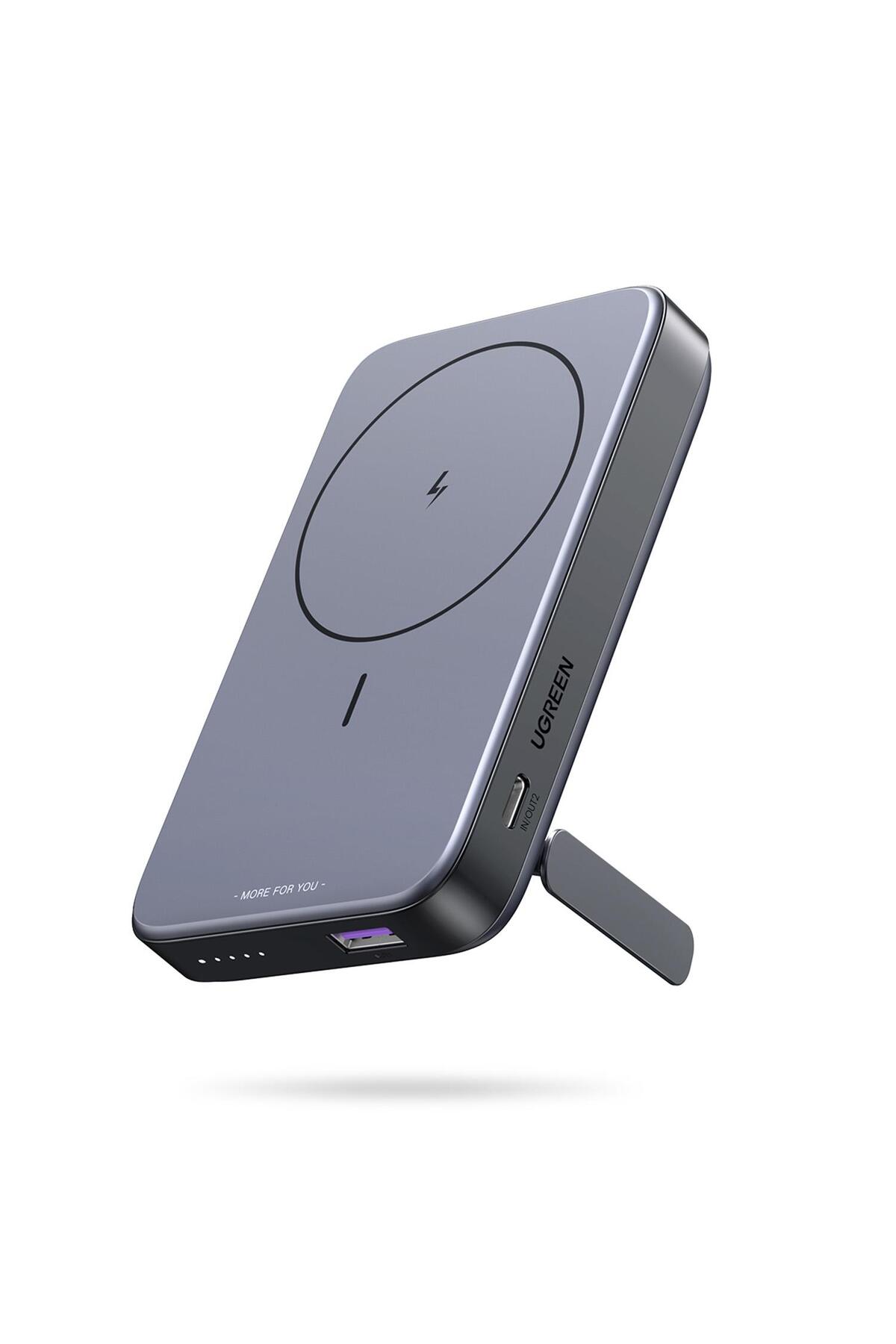 پاوربانک شارژر بی سیم USB TYPE C 22.5W 10000MAH MAGSAFE آیفون با پایه اورجینال Ugreen