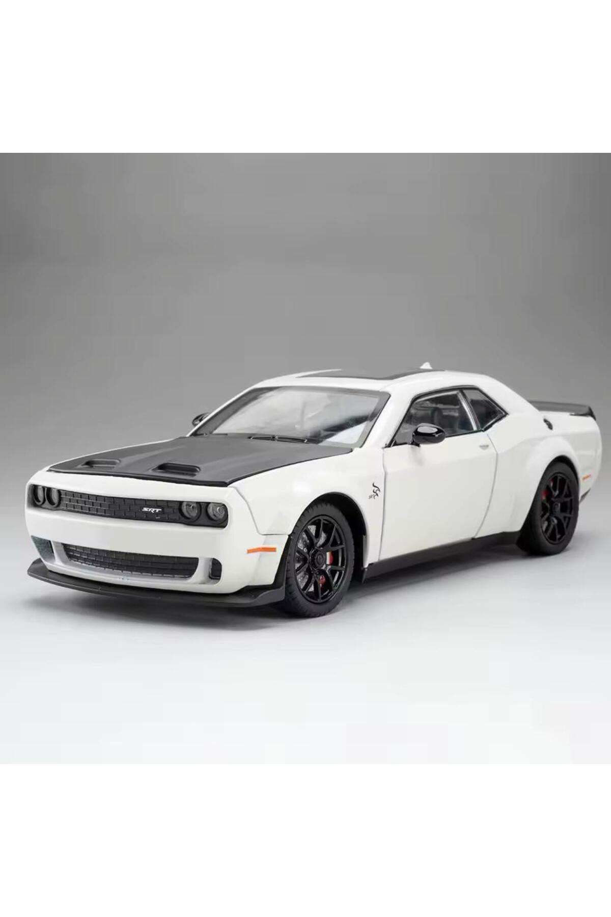 مدل خودرو DODGE CHALLENGER SRT سفید 1:24 DIECAST MODEL CAR ماشین کلکسیونی اورجینال SECTOYS