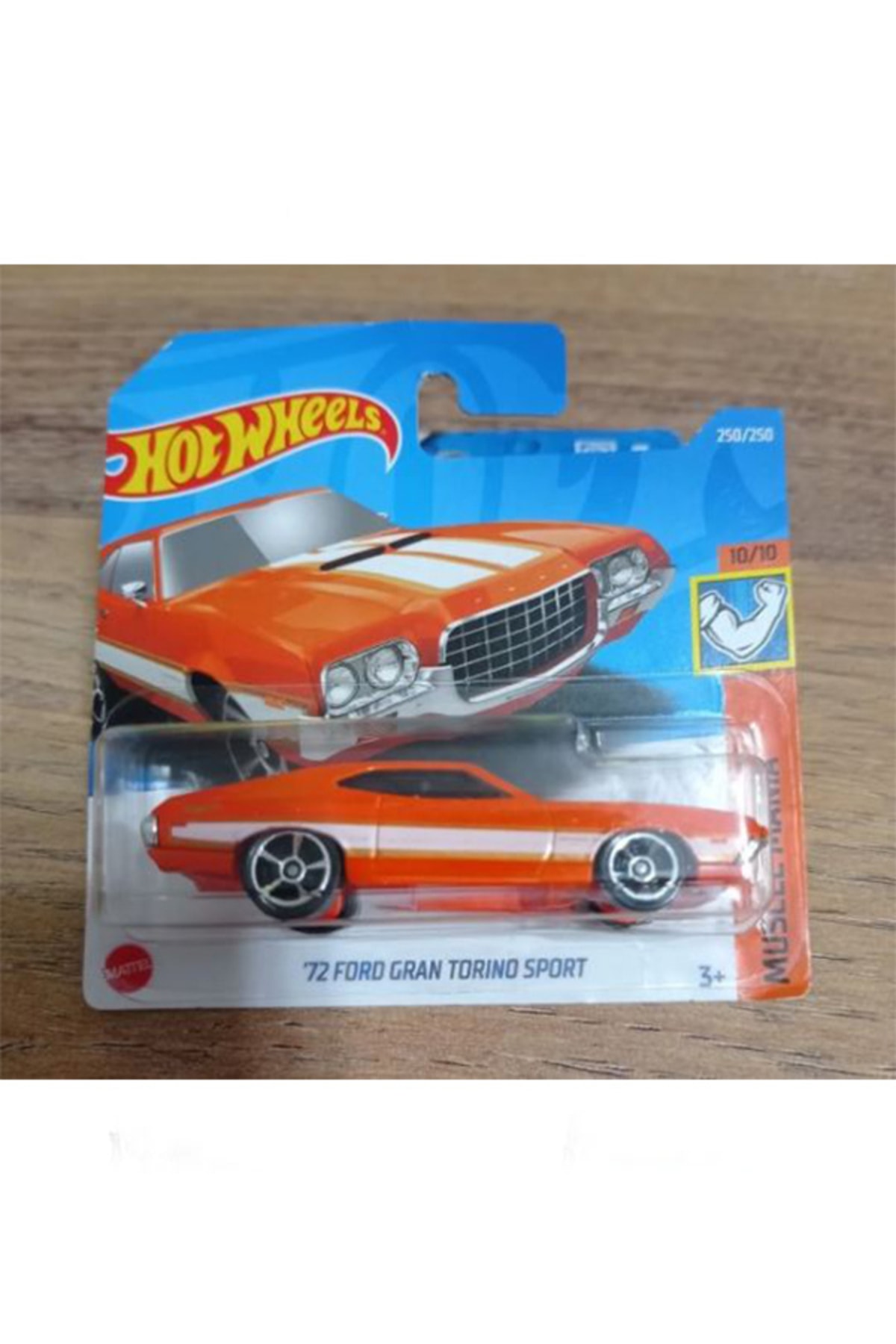 ماشین اسباب بازی 72 FORD GRAN TORINO SPORT ORANGE 1 64 از ترکیه HOT WHEELS