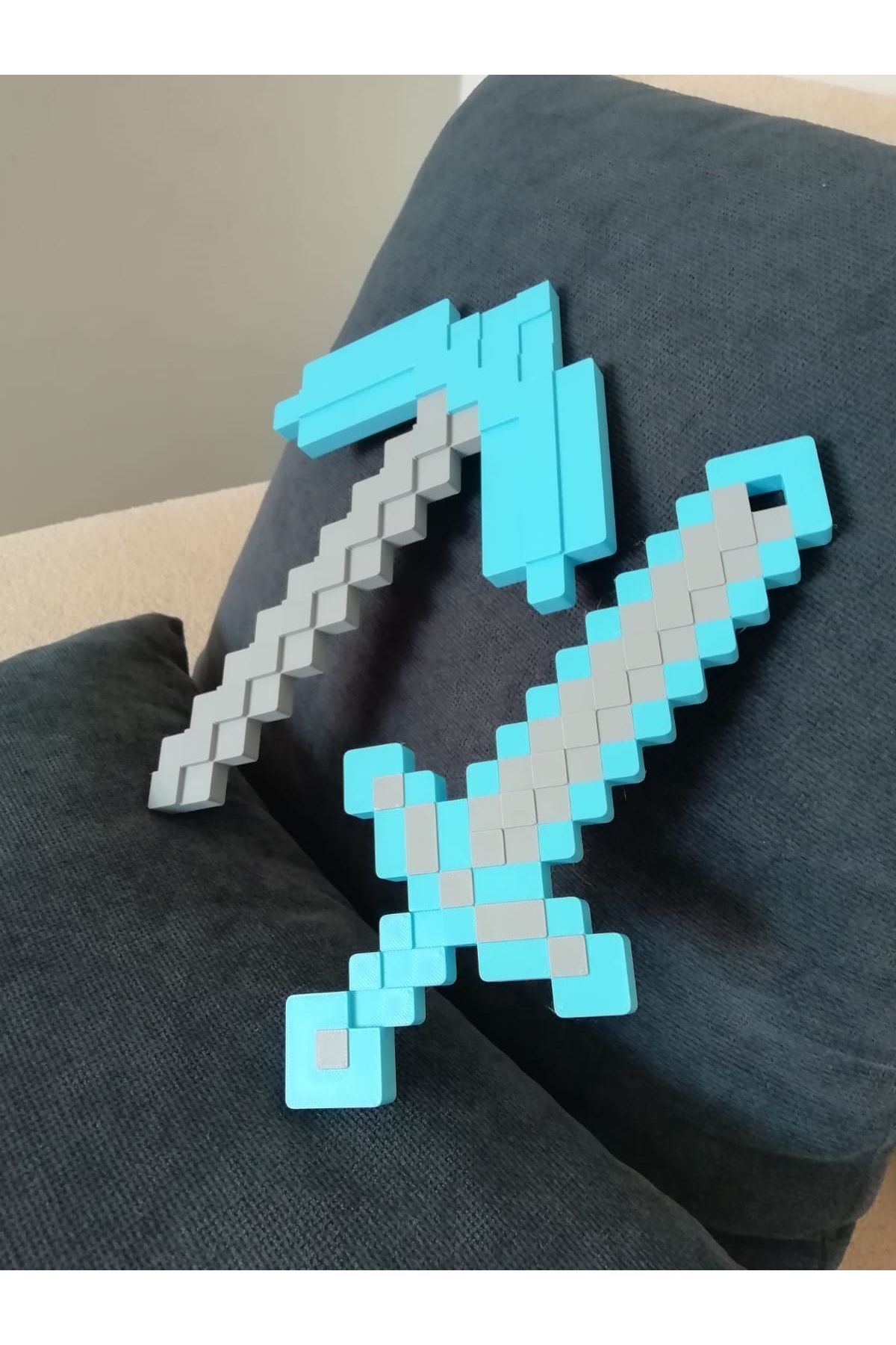 فیگور مجموعه 25 سانتی متری شمشیر کلنگ ویژه BURSA3DFILAMENT MINECRAFT از ترکیه Asi