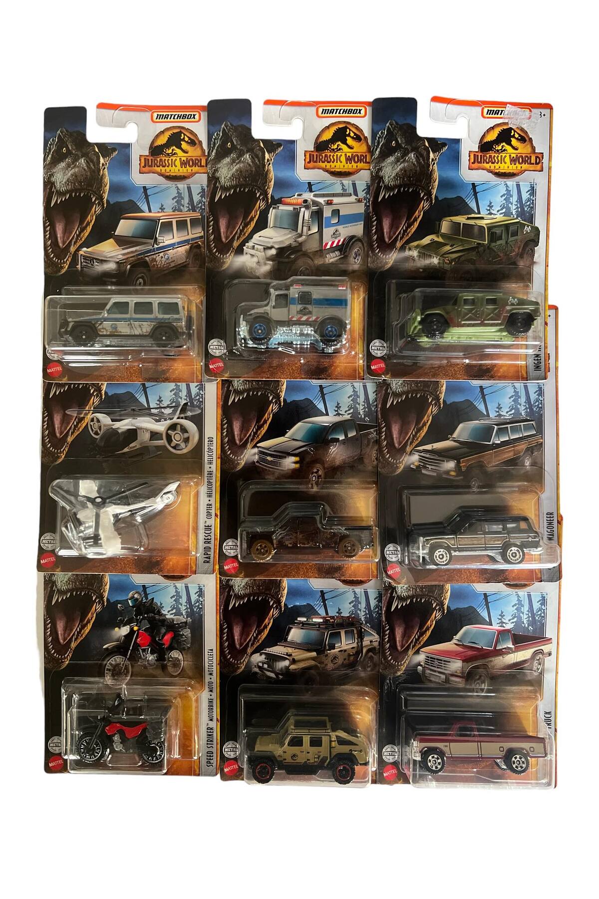 ماشین اسباب بازی MATCHBOX JURASSIC PARK WORLD در 9 هات ویلز اورجینال HOT WHEELS