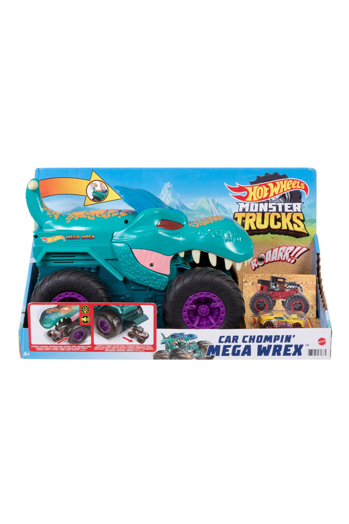 ماشین اسباب بازی MONSTER TRUCKS CAR MEGA WREX GYL13 هات ویلز اورجینال HOT WHEELS