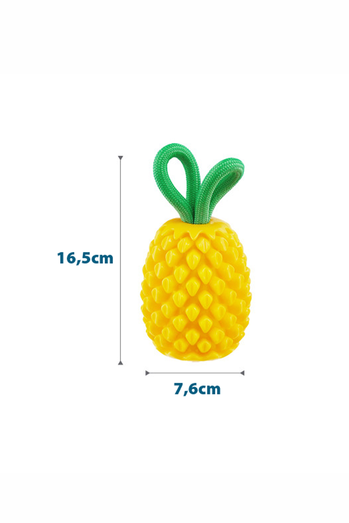 اسباب‌بازی جویدنی سگ اوت‌وارد هاوند Outward Hound Nina Dental Pineapple، چندرنگ