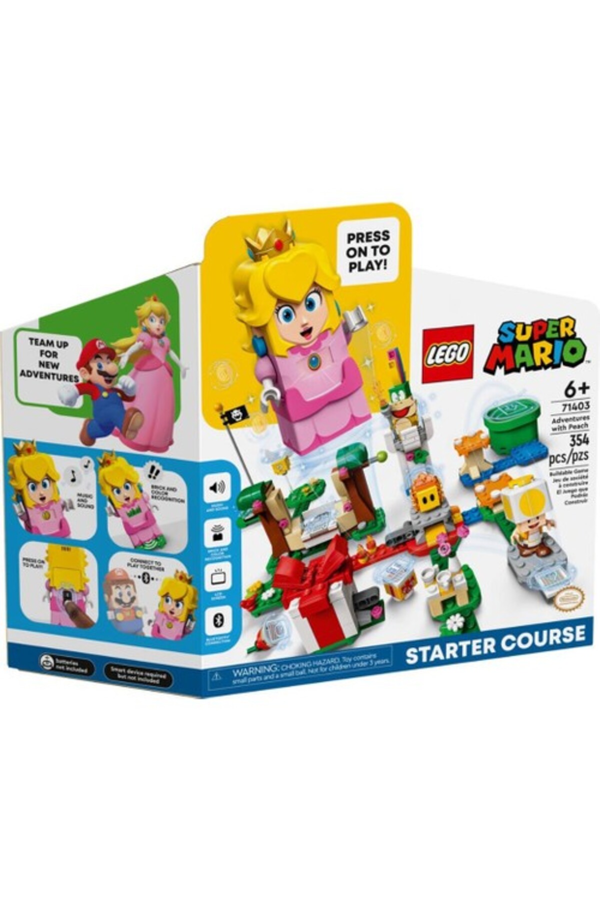 LEGO لگو ست ماجراجویی استارتر با هلو سوپر ماریو 71403 ست ساختمانی برای کودکان (354 عدد)