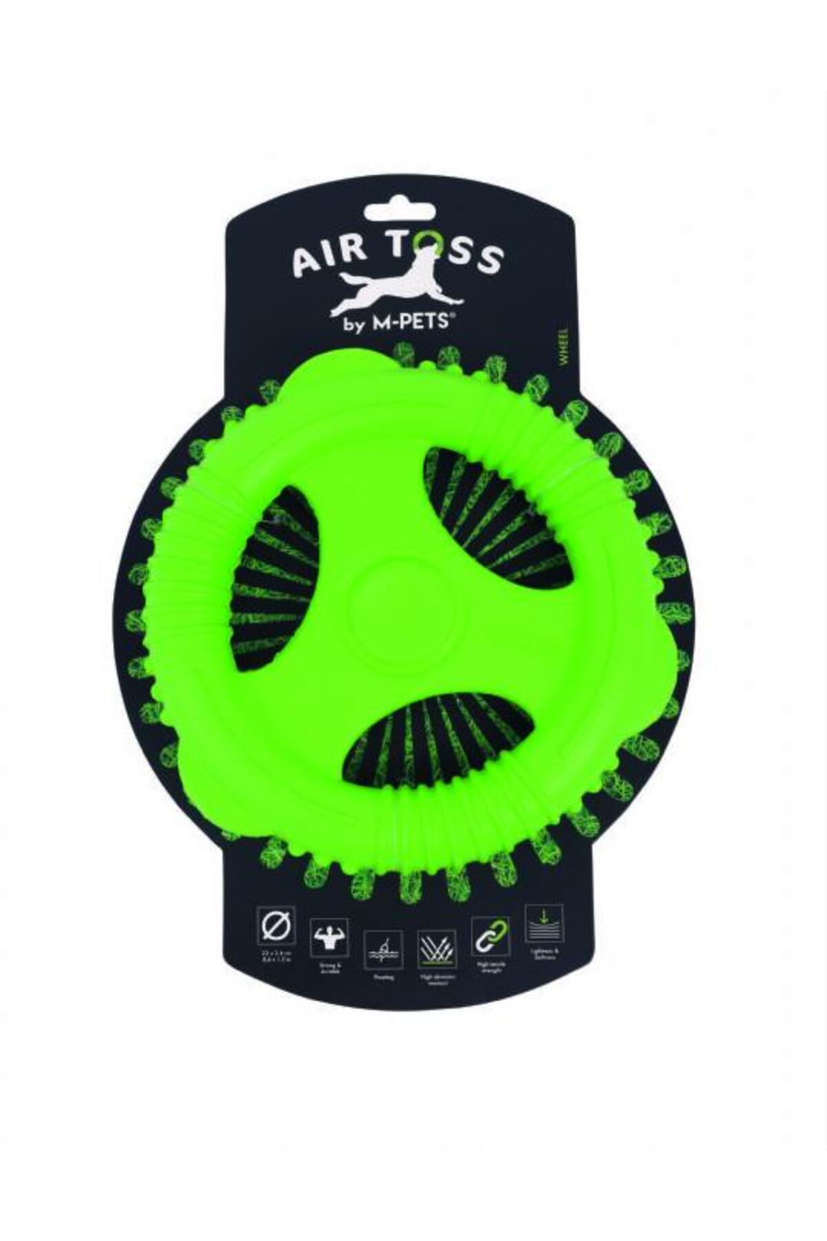 اسباب‌بازی سگ ام‌پتس M-PETS Air Toss Wheel مدل 10656599، سبز