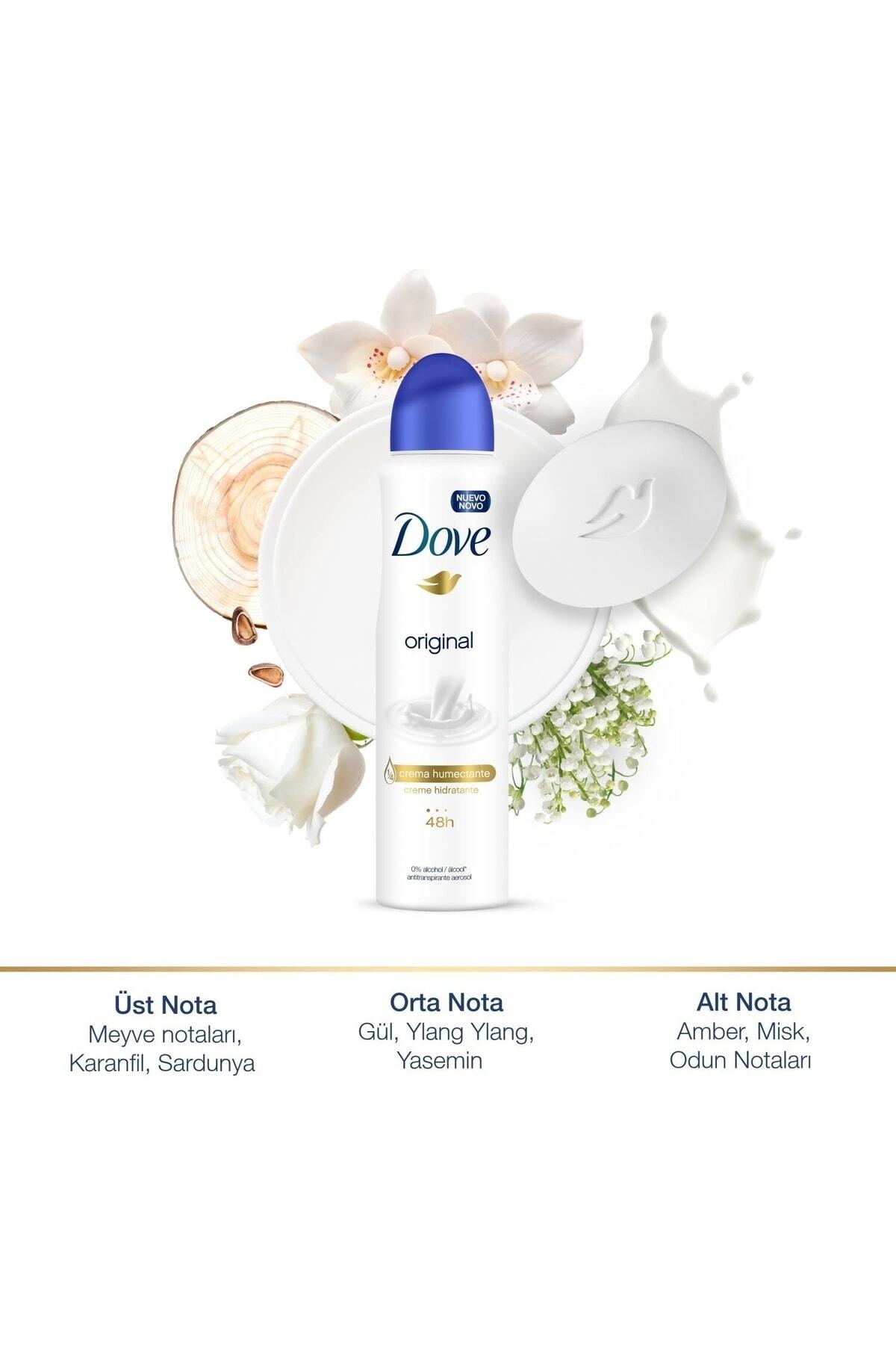 دئودورانت اسپری زنانه مدل اورجینال حجم 150 میلی لیتر داو Dove