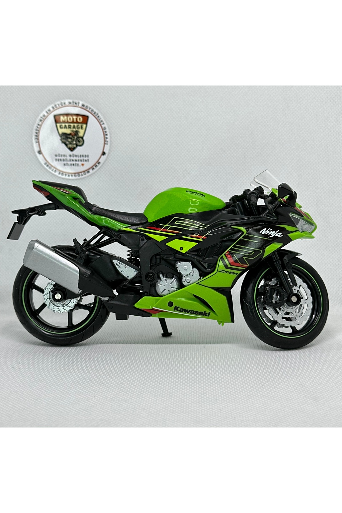 مدل خودرو موتورسیکلت KAWASAKI NINJA ZX 6R 1:12 DIECAST – دارای مجوز مجموعه فلزی اسباب بازی اورجینال WELLY