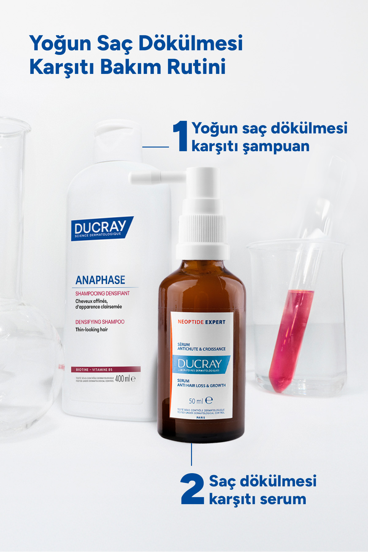 Ducray شامپو ضد ریزش مو Anaphase Plus 400 میلی لیتر