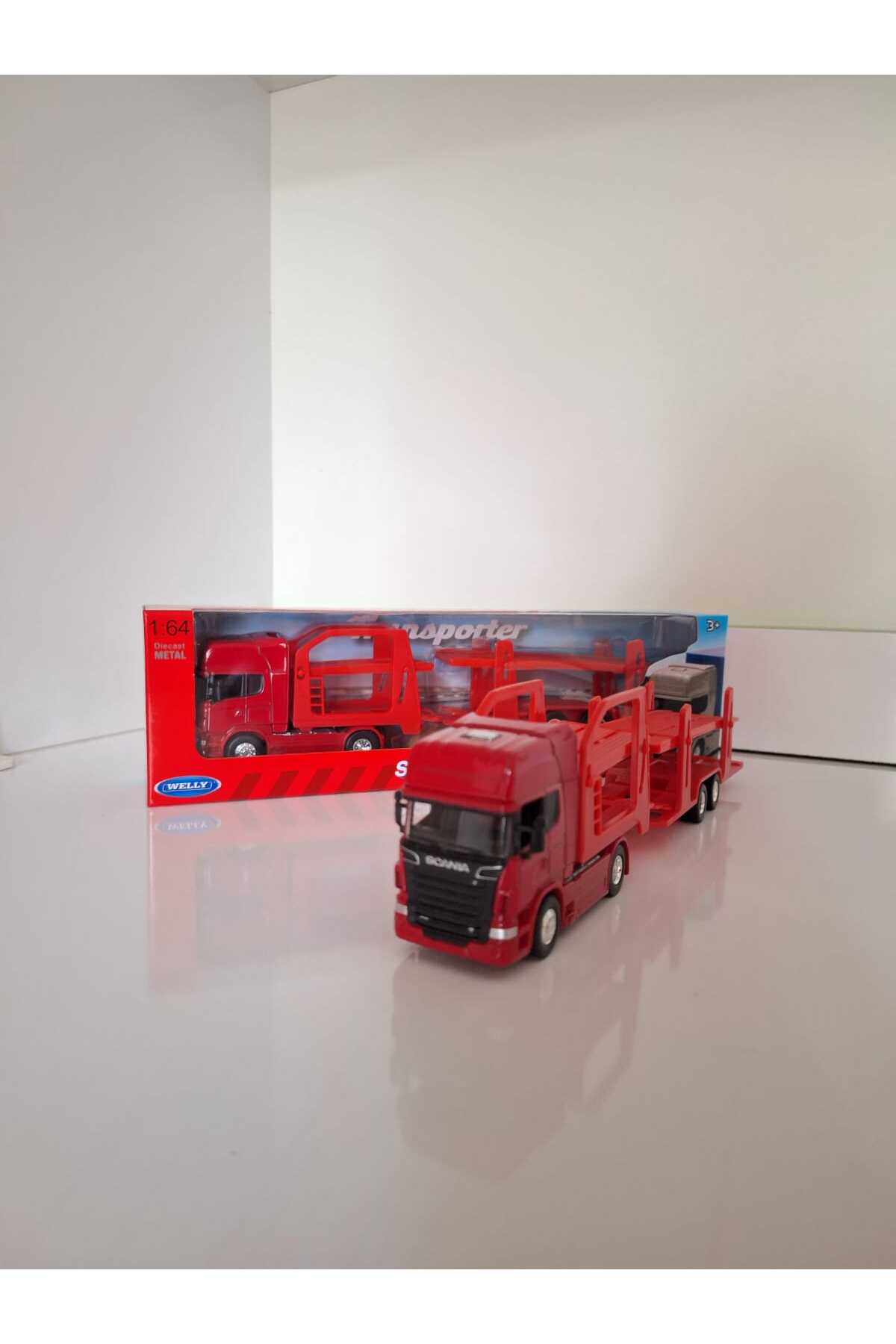 ماشین اسباب بازی کامیون حامل اسکنیا هات ویلز اورجینال HOT WHEELS