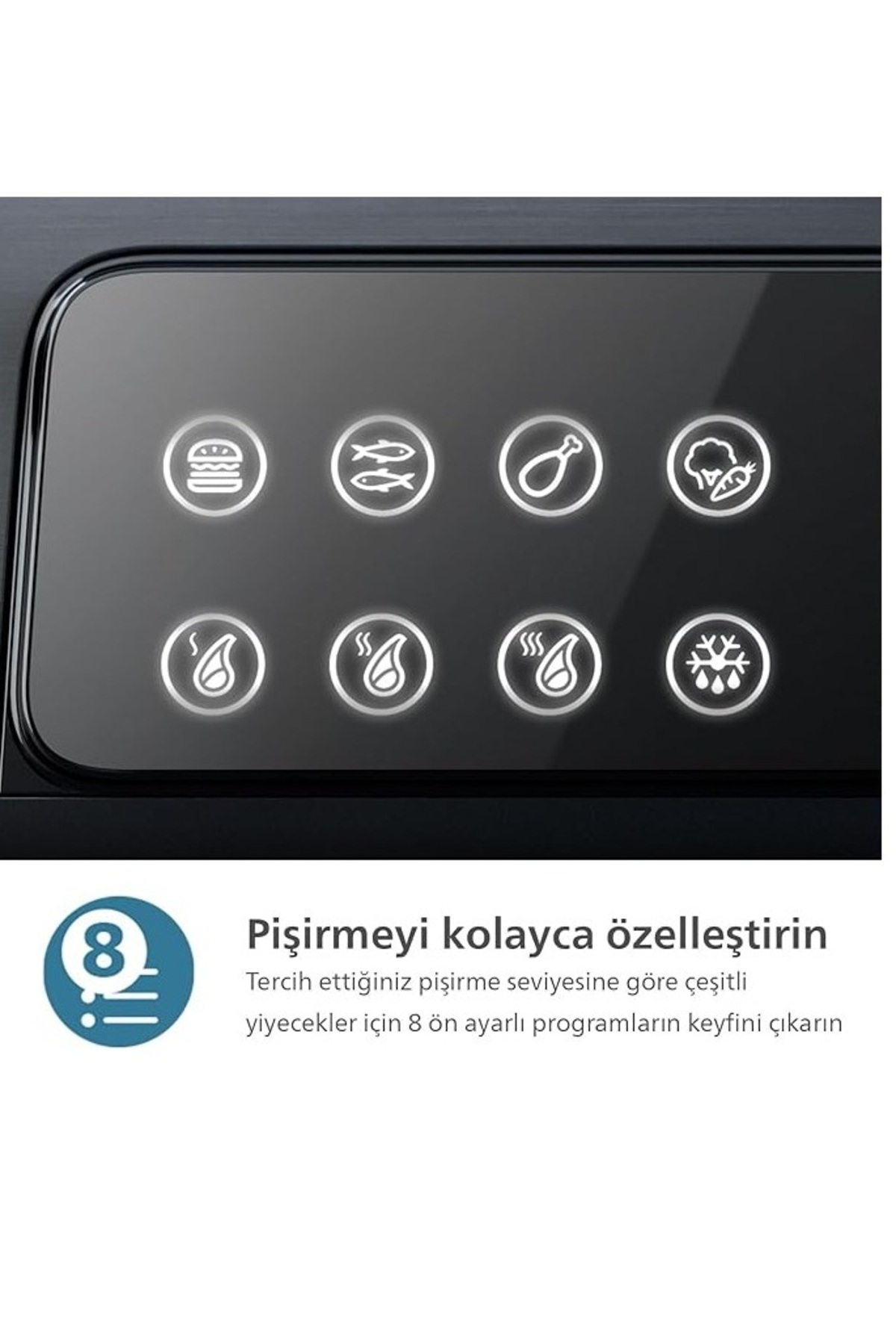 دستگاه ساندویچ و تست 8 عملکرد از پیش تعیین شده گریل توستر PREIMUM سری 7000 با ترموستات کنترل دیجیتال دقیق اورجینال Philips