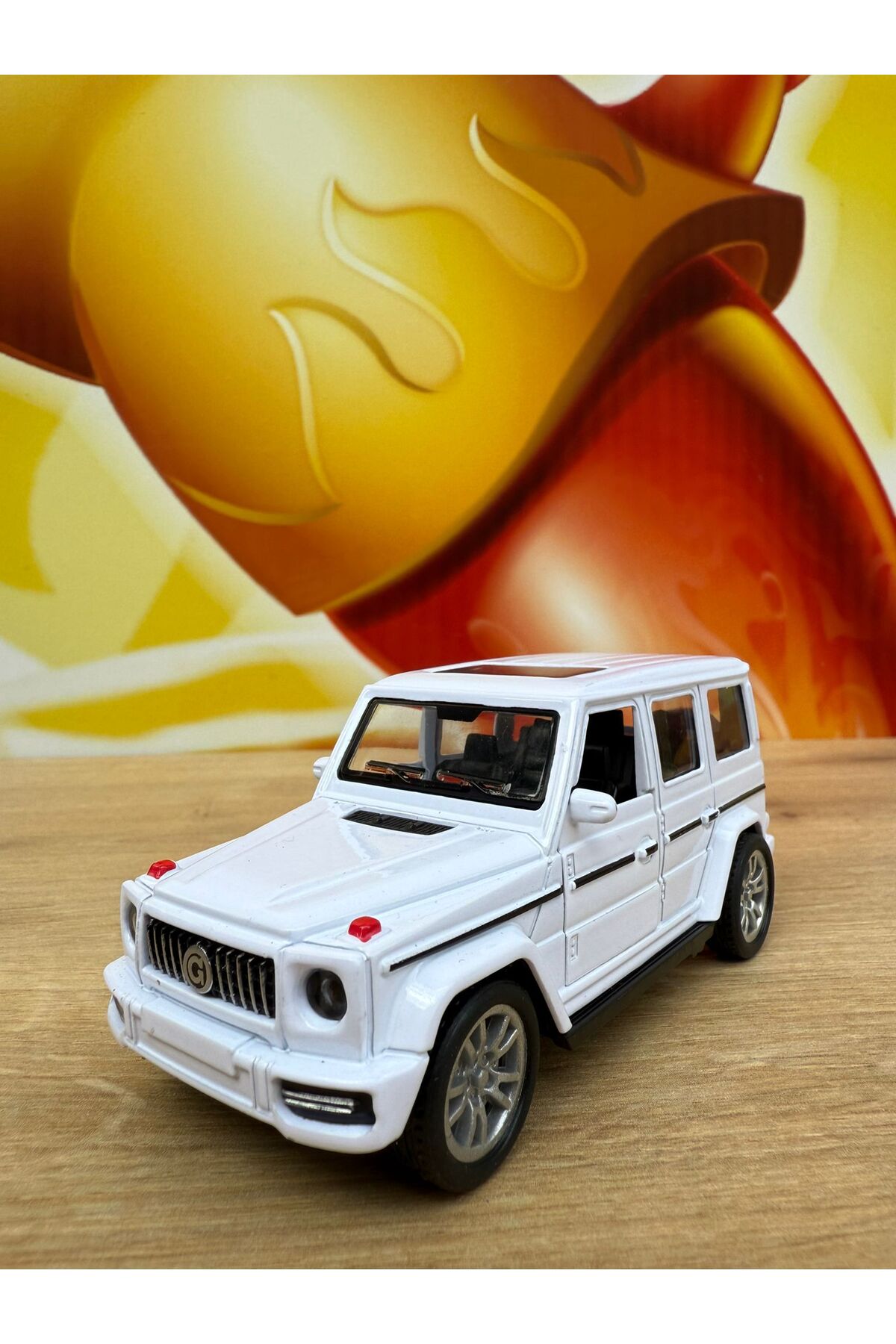مدل خودرو مرسدس بنز کلاس G ماشین فلزی درب باز کشش DIECAST G63 12CM اورجینال scntoys