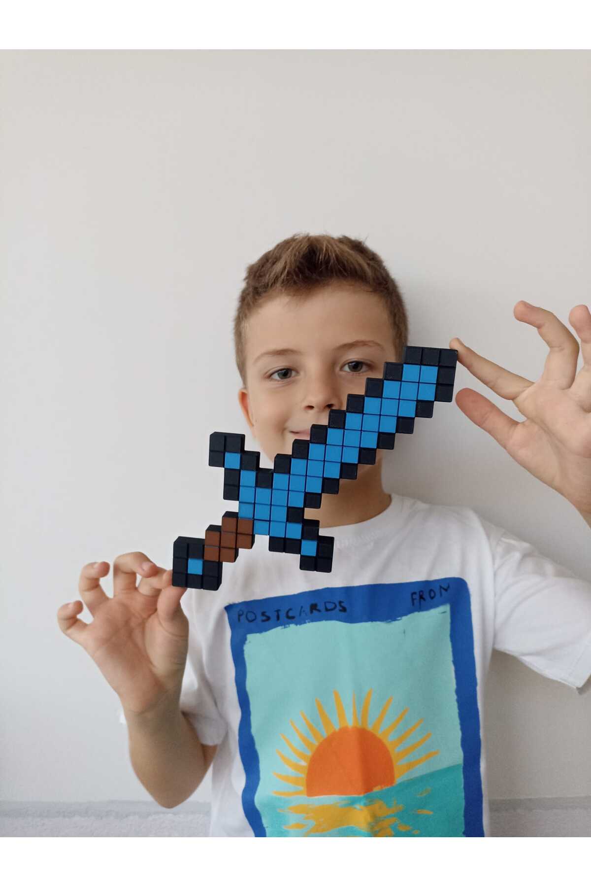 اسباب بازی های فیگور دیگر شمشیر الماس MINECRAFT 25 سانتی متر سایز بزرگ smilechild