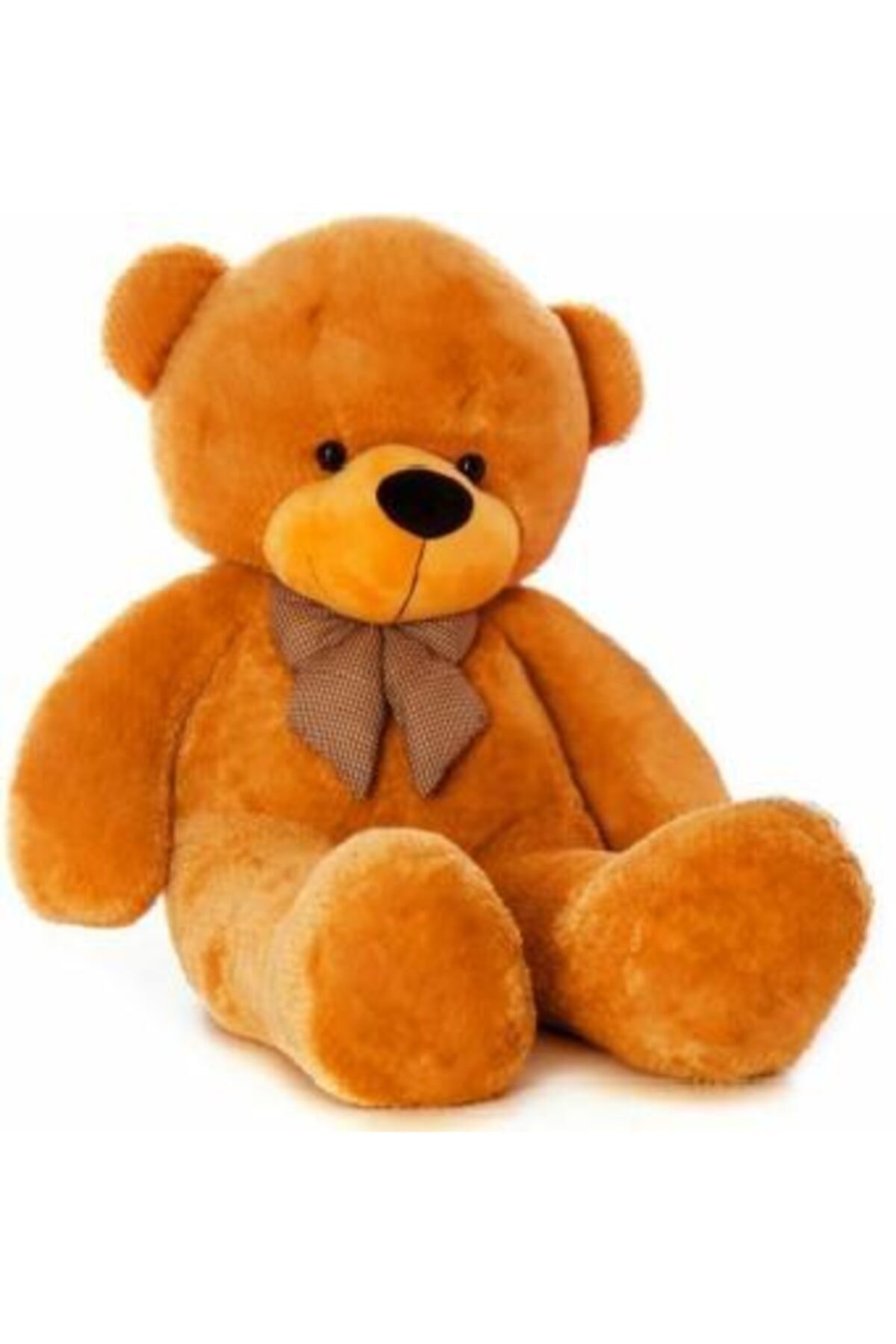 اسباب بازی های پشمی KUKI TOY 110 CM خرس مخمل دار قهوه ای روشن Kuki's Spielzeug