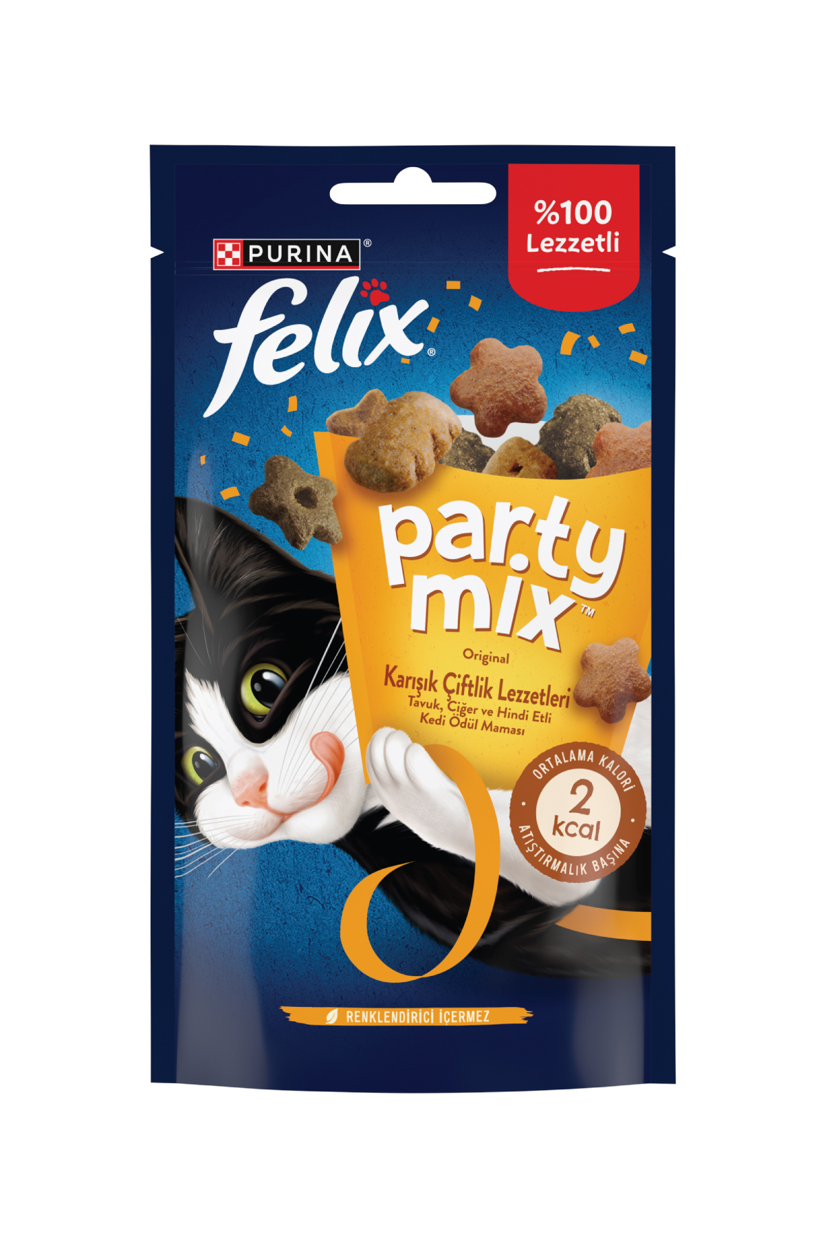 تشویقی گربه فلیکس FELIX Party Mix با طعم‌های متنوع مزرعه‌ای
