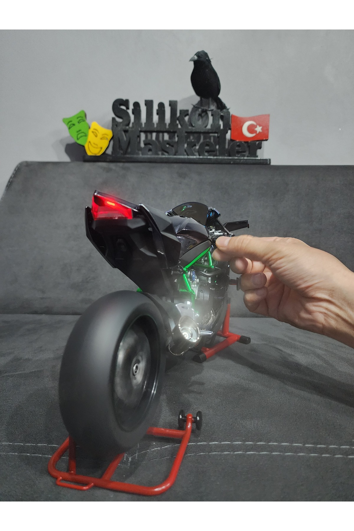 مدل خودرو موتور سیکلت کاوازاکی نینجا H2R اورجینال Silikon Maskeler Türkiye