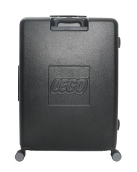 چمدان متوسط ۲×۲ لگو LEGO، سری آیکونیک، مدل 20153-1961، مشکی/خاکستری، حجم 70 L