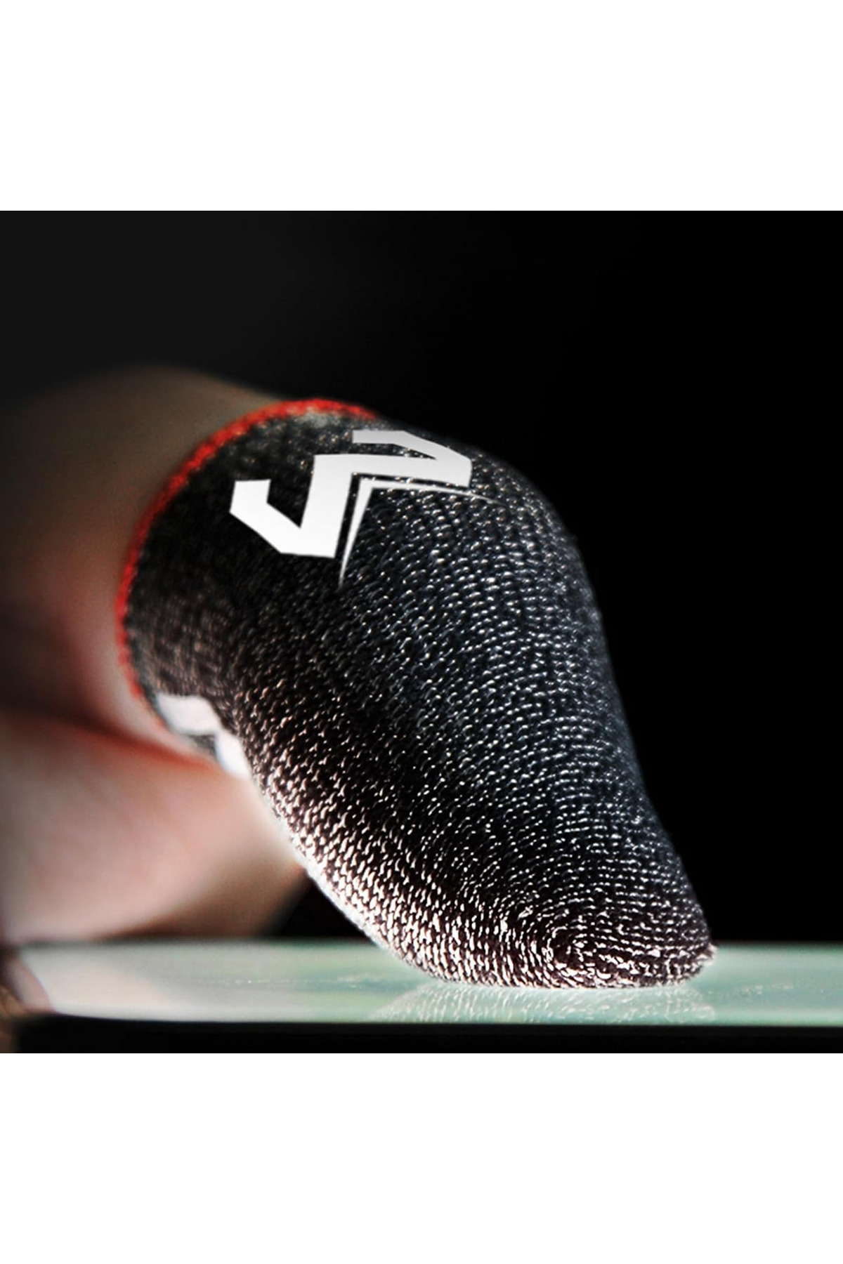 لوازم جانبی بازی موبایل E ورزشی PUBG MOBILE GAMING FINGER GLOSES SENSITIVE TOUCH FABRIC CARBON 2 PIECES 1 PAIR فیبکس Fibaks