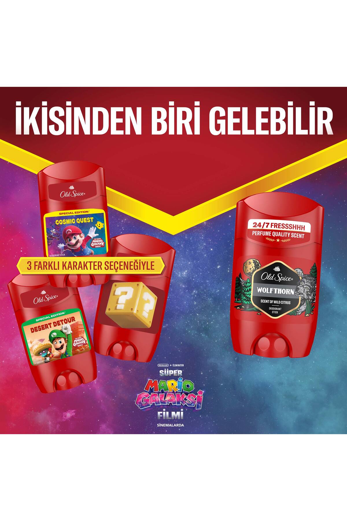 دئودورانت استیک زنانه سوپر ماریو 50 میلی لیتر اولد اسپایس Old Spice