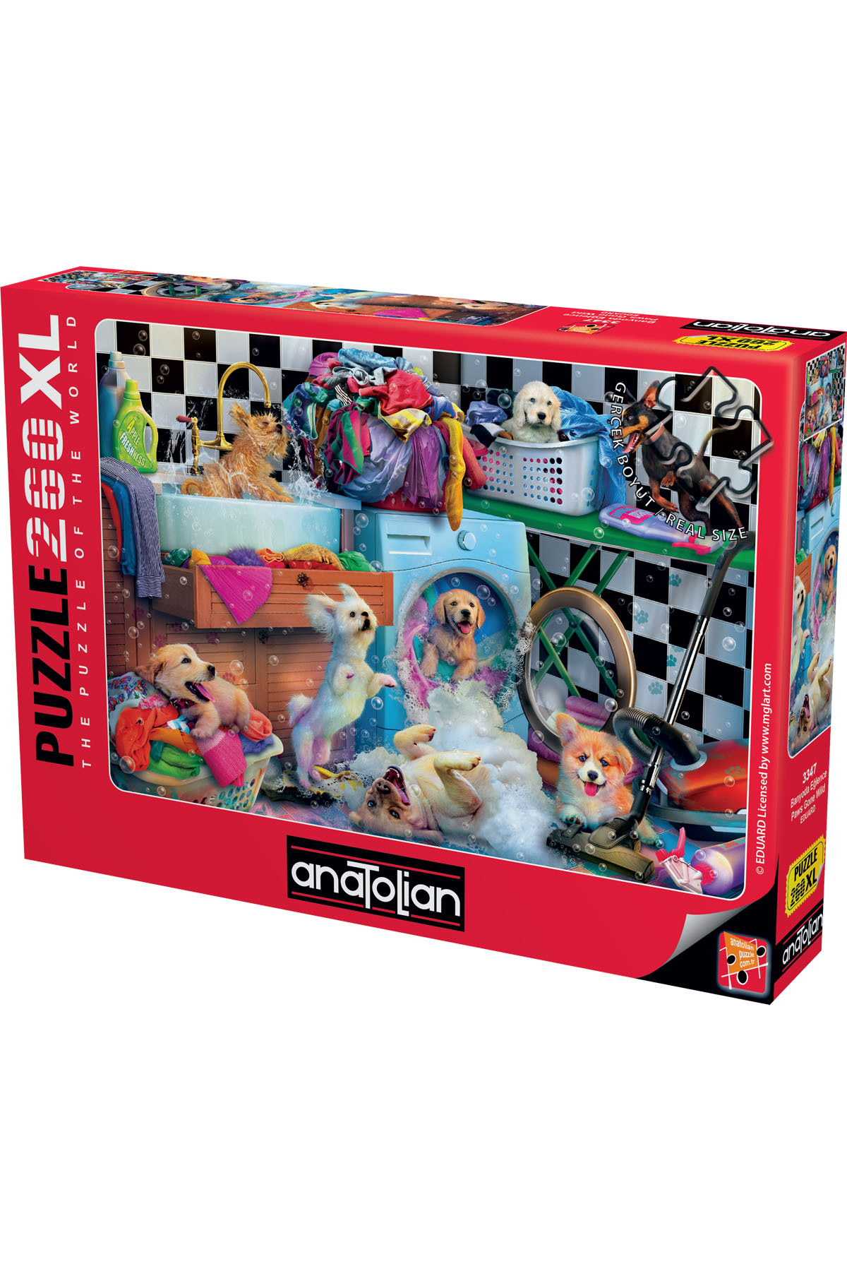 پازل اره منبت کاری مویی 260 XL PIECE BATHROOM FUN 3347 Anatolian Puzzle