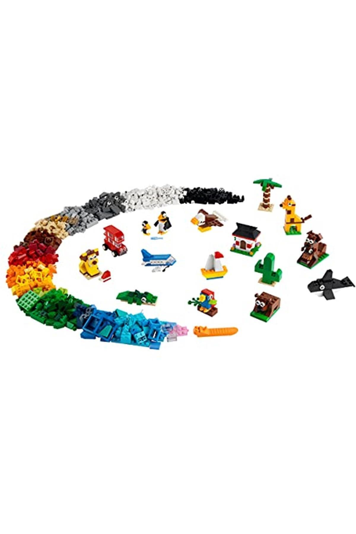 لگو و اسباب بازی های ساخت محور CLASSIC WORLD TOUR 11015 ست ساختمان با حیوانات 950 قطعه از ترکیه LEGO