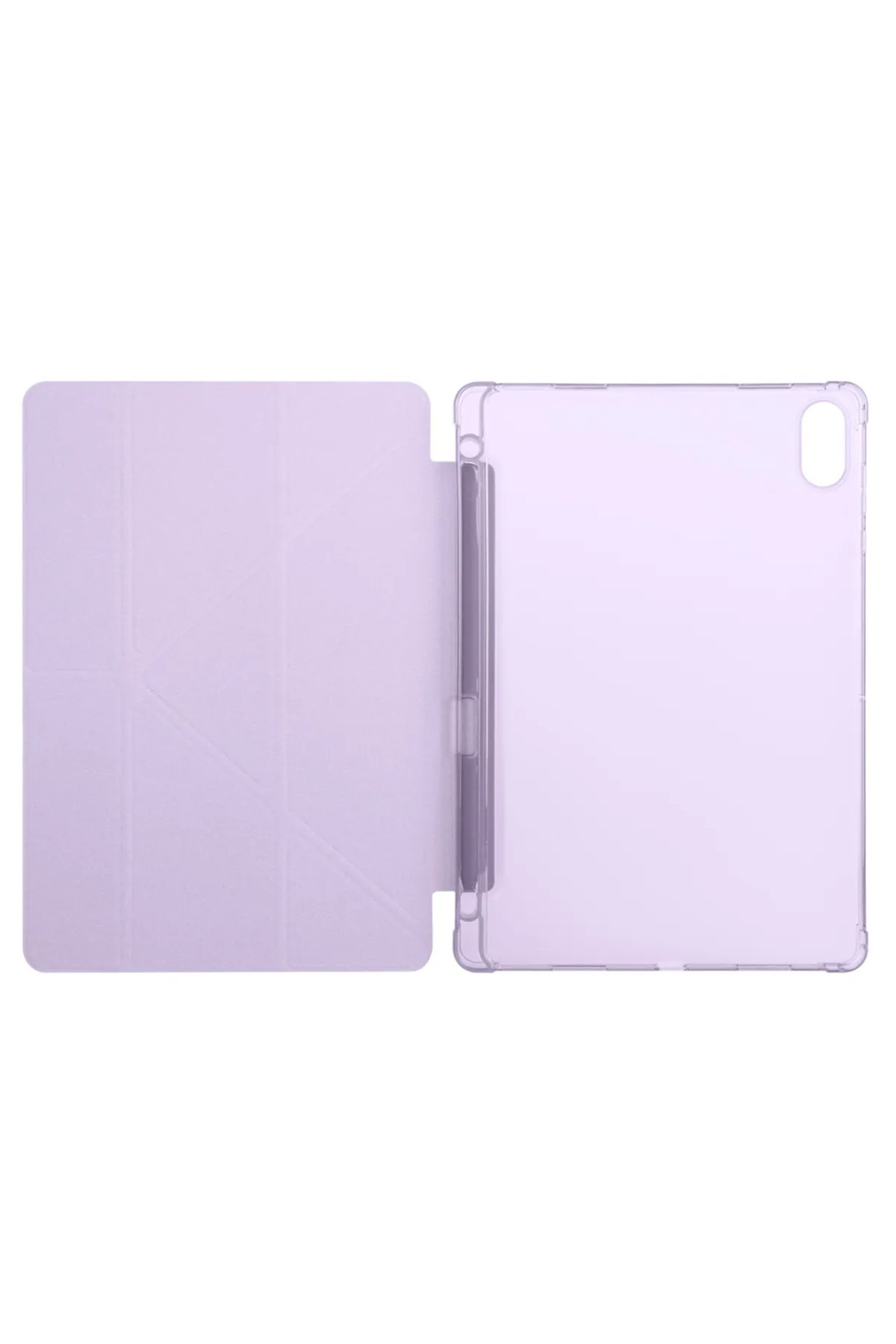 کاور تبلت IPAD 11 A16 2025 نسل دهم 10.9 محفظه قلم تاشو قاب پایه سه‌گانه با حالت خواب فیبکس Fibaks