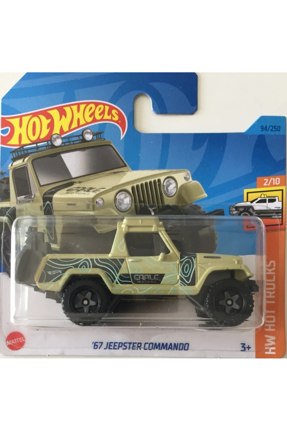 مدل خودرو 2023 1967 JEEPSTER COMMANDO HKJ02 هات ویلز اورجینال HOT WHEELS