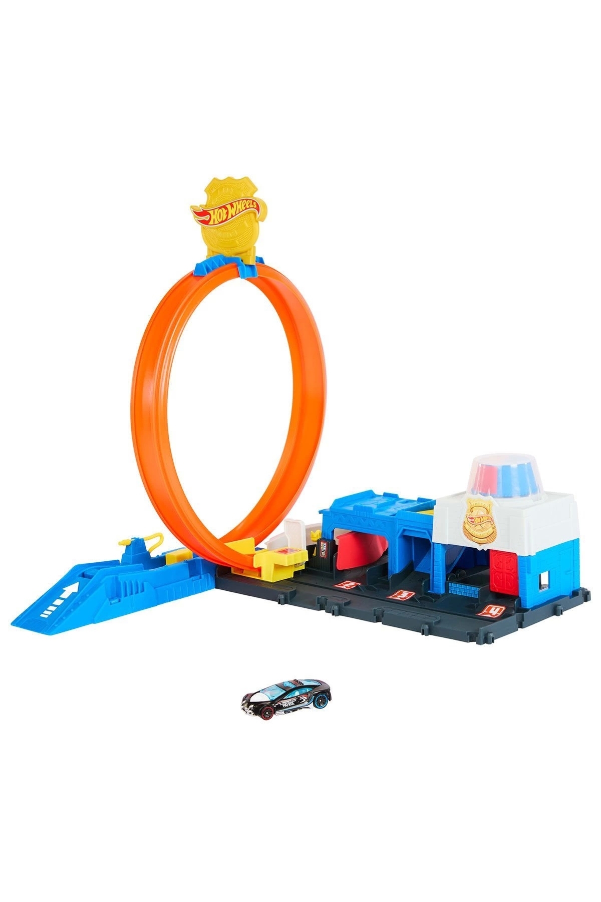 ماشین اسباب بازی مجموعه ایستگاه پلیس JBM71 HOT WHEELS هات ویلز اورجینال HOT WHEELS
