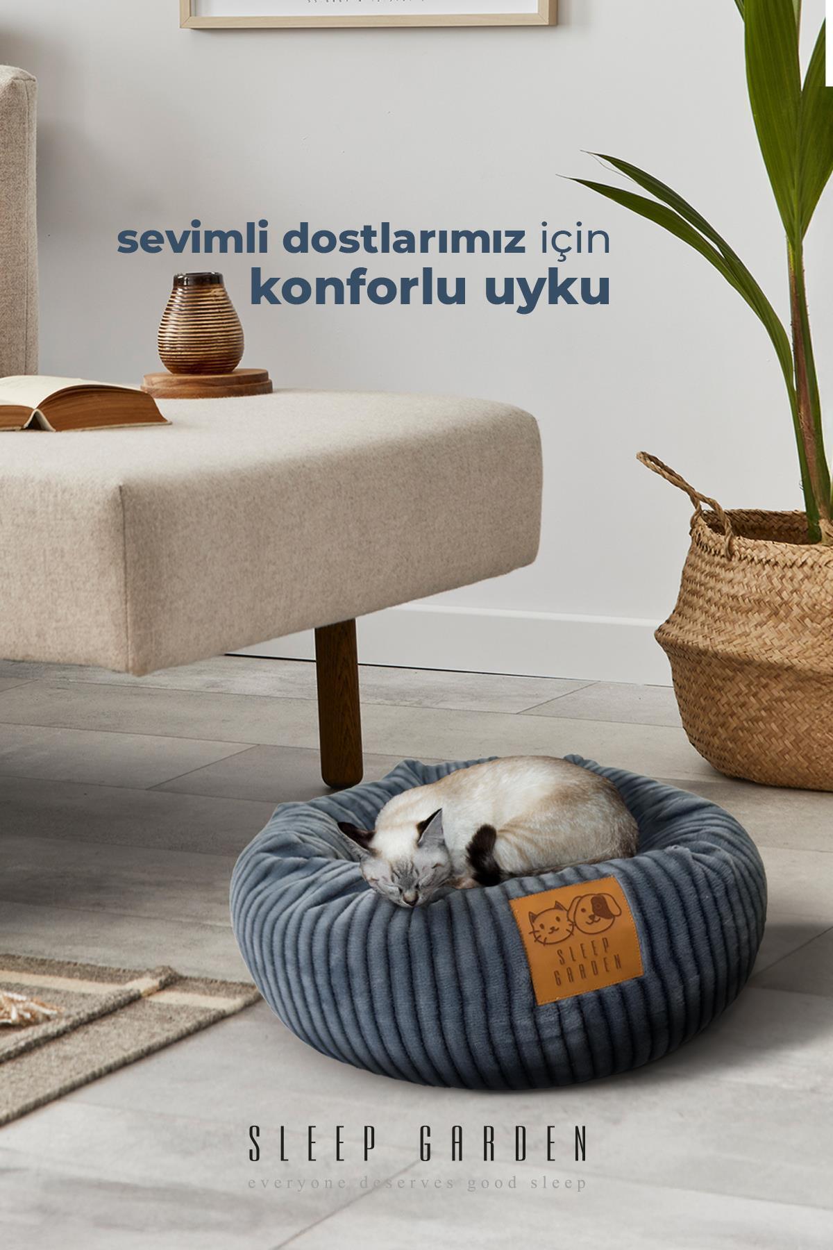تخت حلقه‌ای گربه و سگ اسلیپ گاردن Sleep Garden چندرنگ