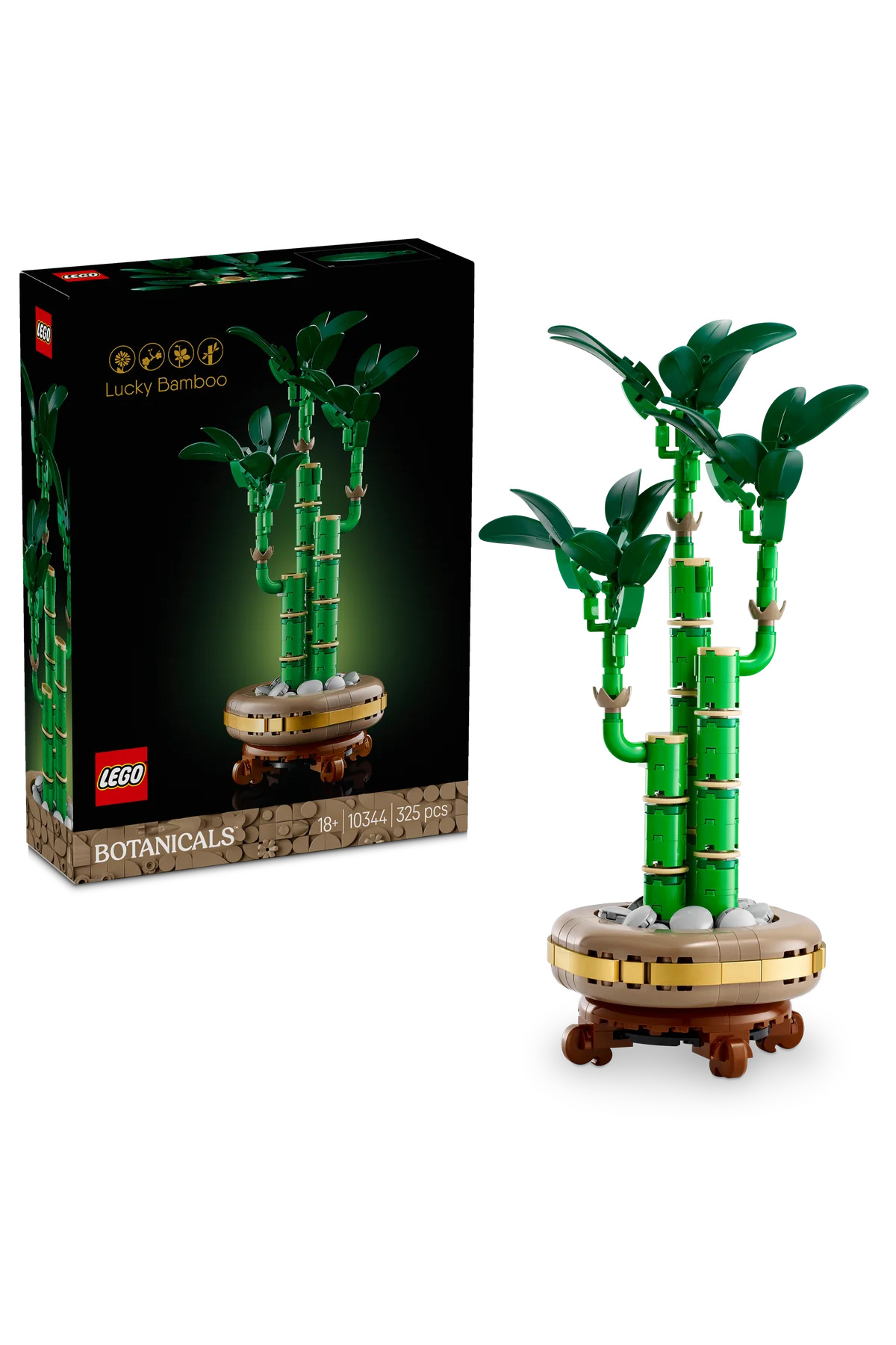 لگو و اسباب بازی های ساخت محور ® BOTANICALS LUCKY BAMBOO 10344 ست گیاهان تزئینی برای بزرگسالان دوستدار طبیعت 325P اورجینال LEGO
