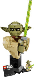 مجموعه ساختنی و نمایشی نیم‌تنه یودا از لگو LEGO سری جنگ ستارگان، مدل 75438، ۳۹۹ قطعه، حداقل سن ۱۸ سال