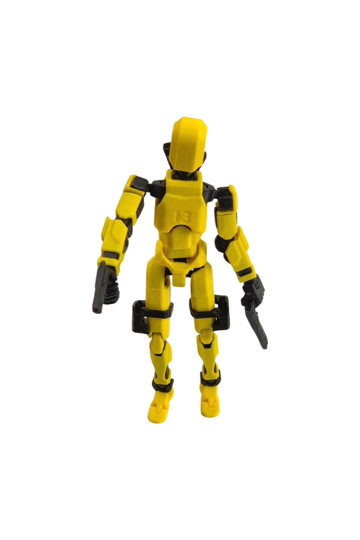 فیگور ربات اکشن DUMMY13 همه مفاصل متحرک زرد لوازم جانبی شامل از ترکیه NBShop