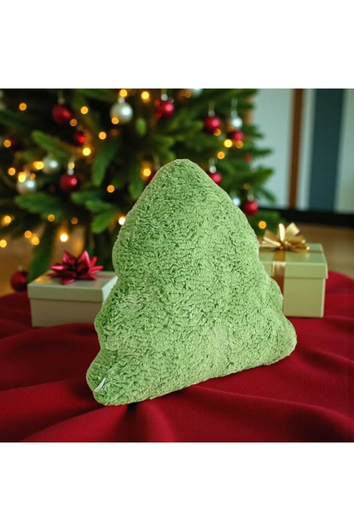 اسباب بازی های پشمی درخت کاج تزئینی ناز بالش پرتاب 40 سانتی متر tartamel shop